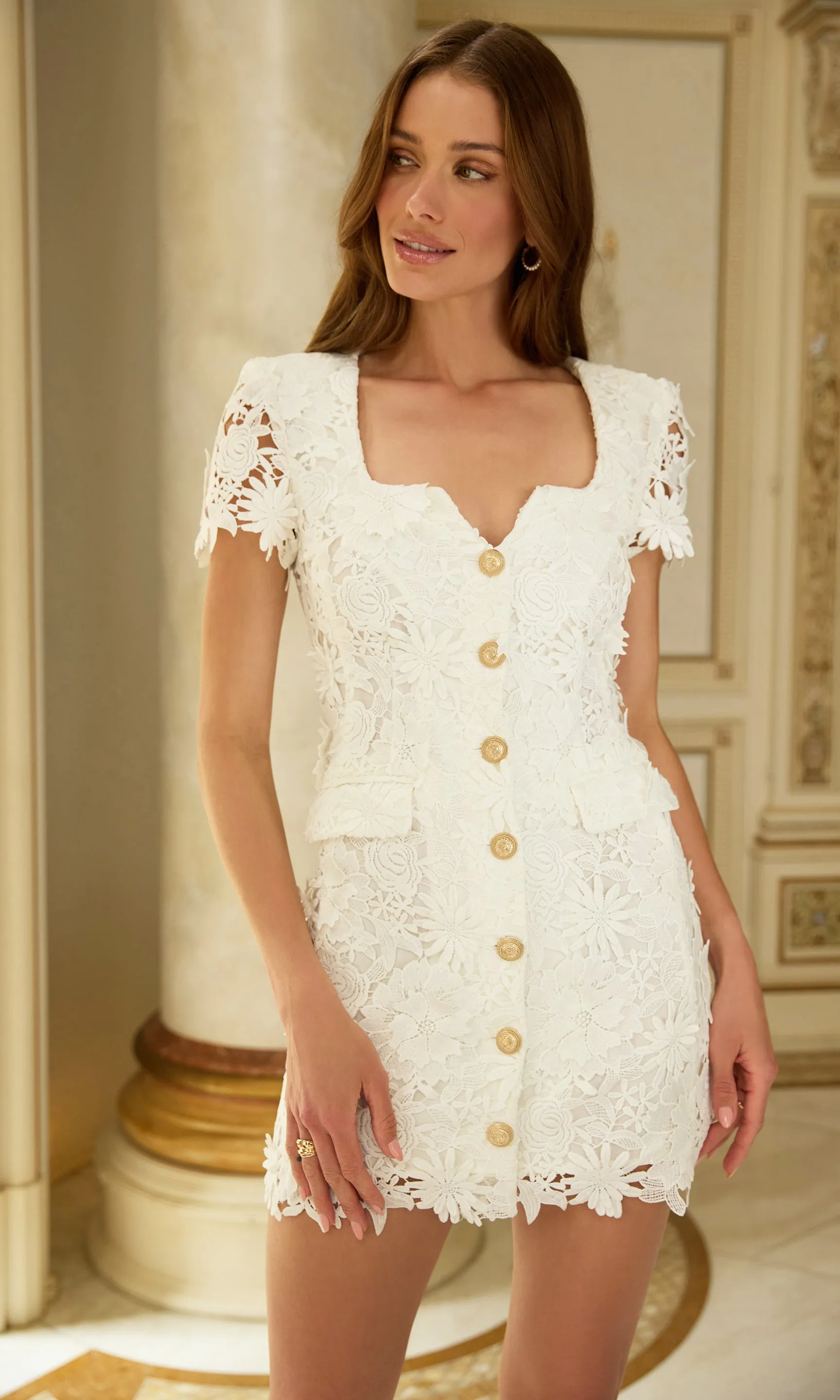 Brunella 3D Lace Dress sold by Generation Love