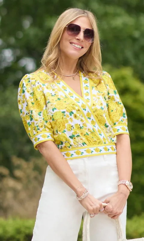 Rema Floral Poplin Blouse sold by Generation Love