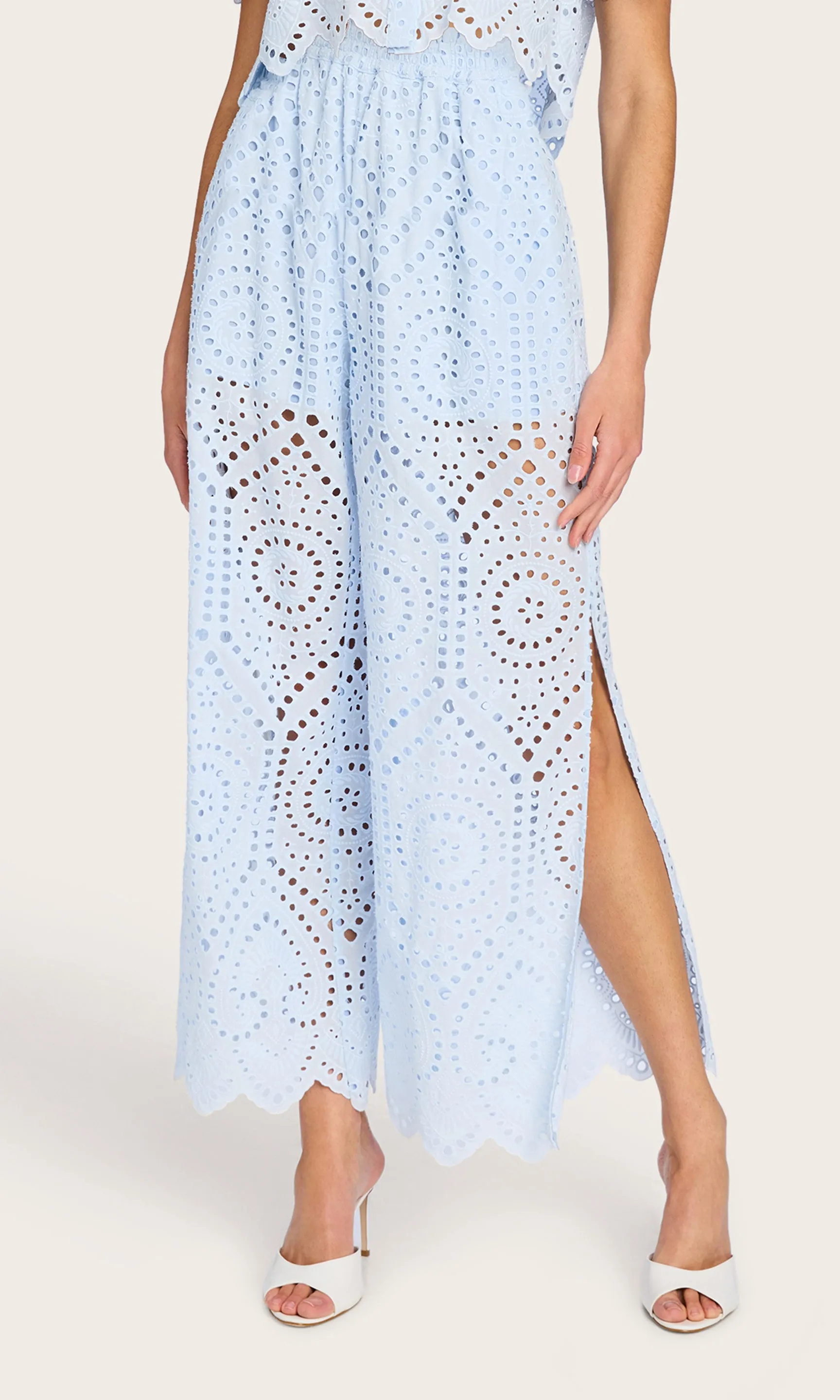 Connie Cotton Eyelet Pants sold by Generation Love product image thumbnail 3