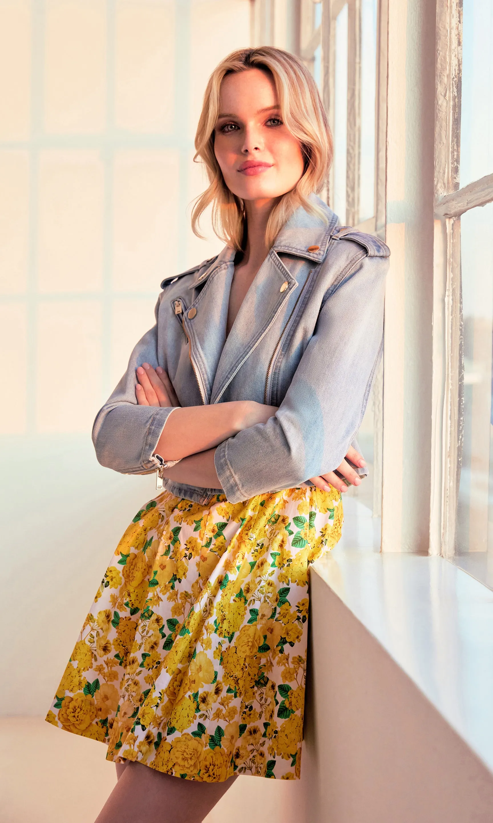 Crawford Denim Moto Jacket sold by Generation Love product image thumbnail 5