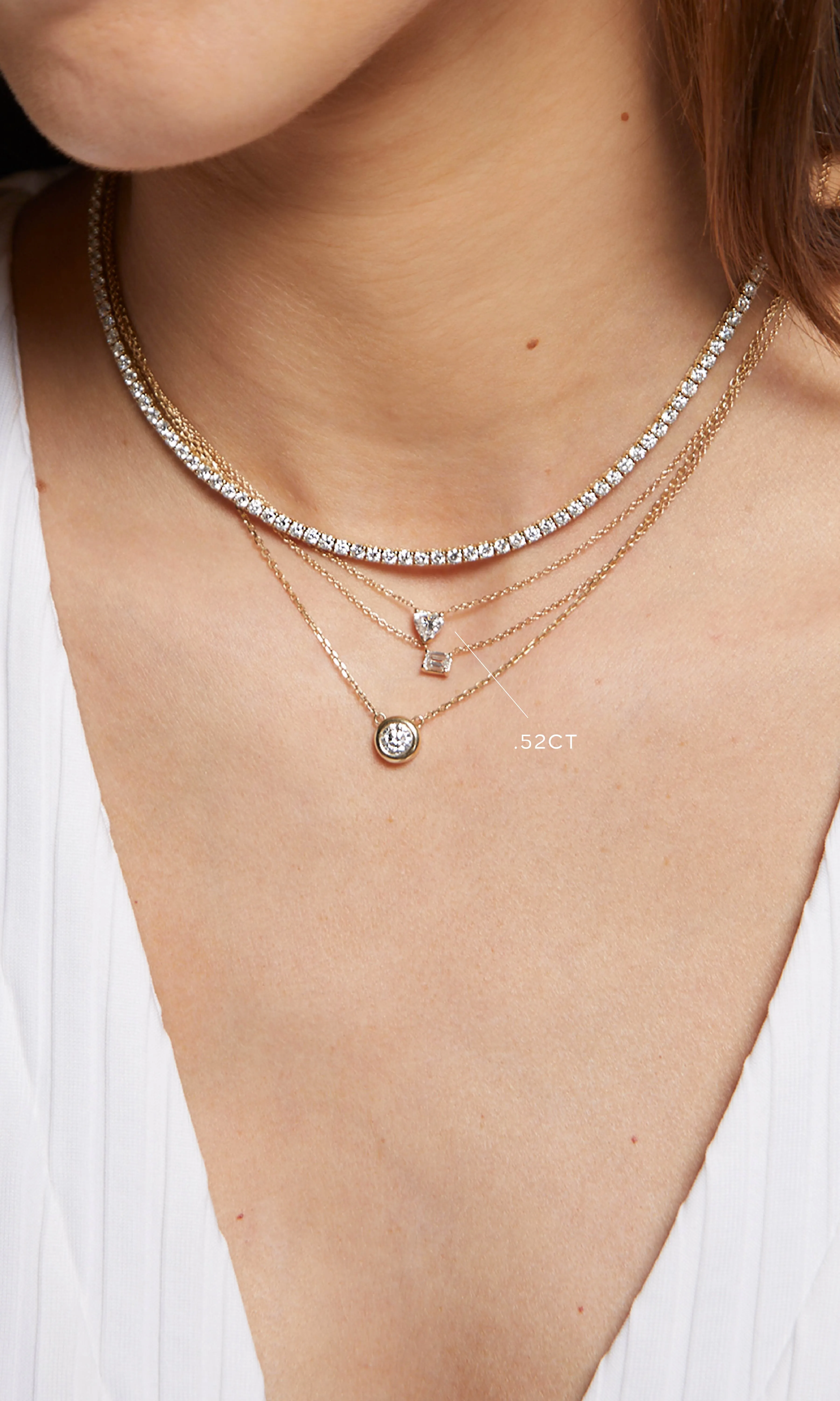 CHERIE HEART PENDANT NECKLACE sold by Generation Love product image thumbnail 2