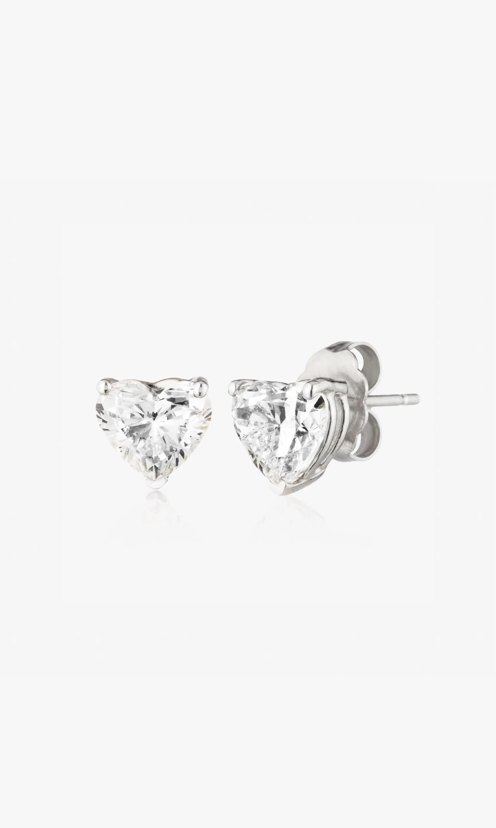 LE PREMIER AMOUR HEART CUT EARRING sold by Generation Love product image thumbnail 3