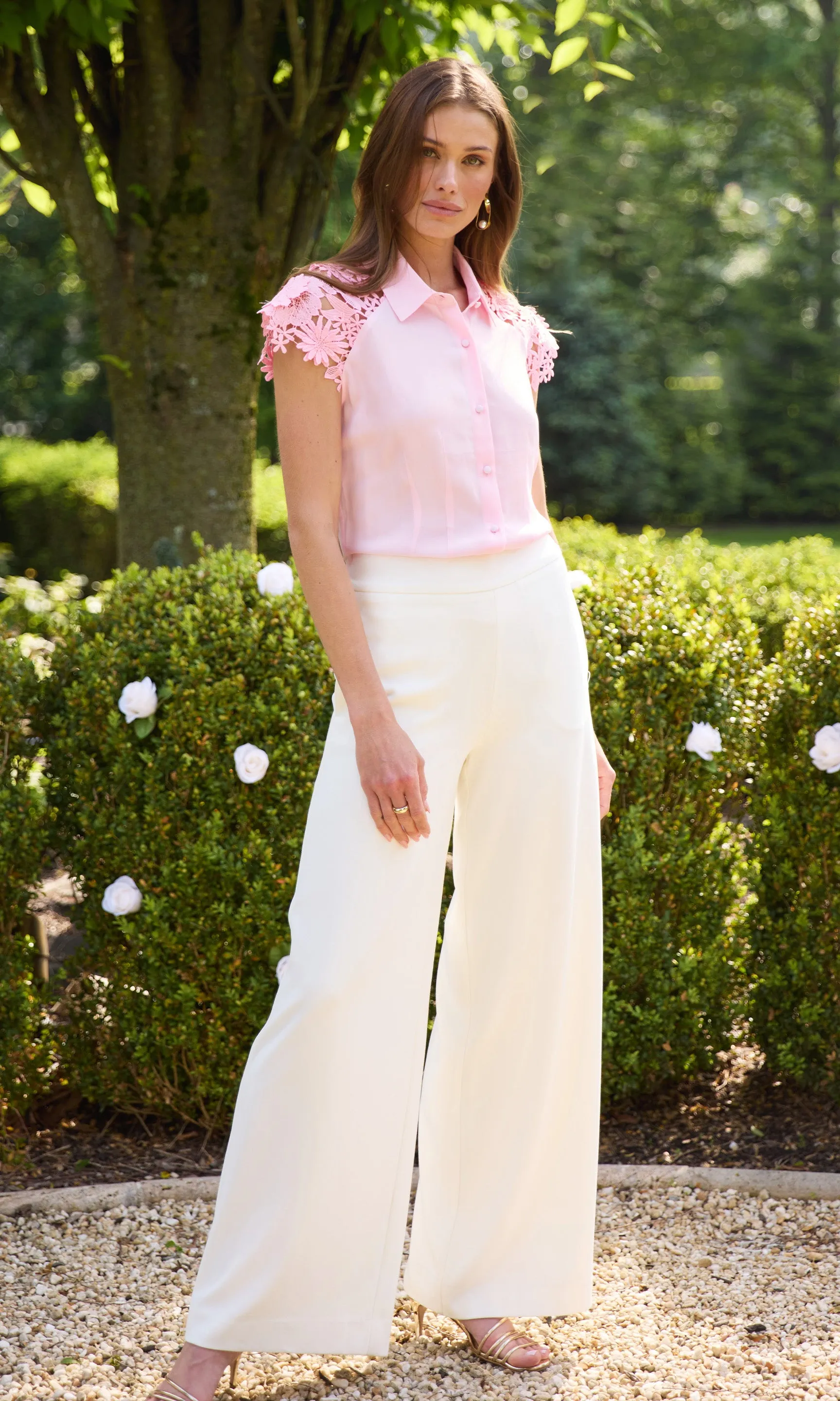 Felice Lace Combo Blouse sold by Generation Love product image thumbnail 3