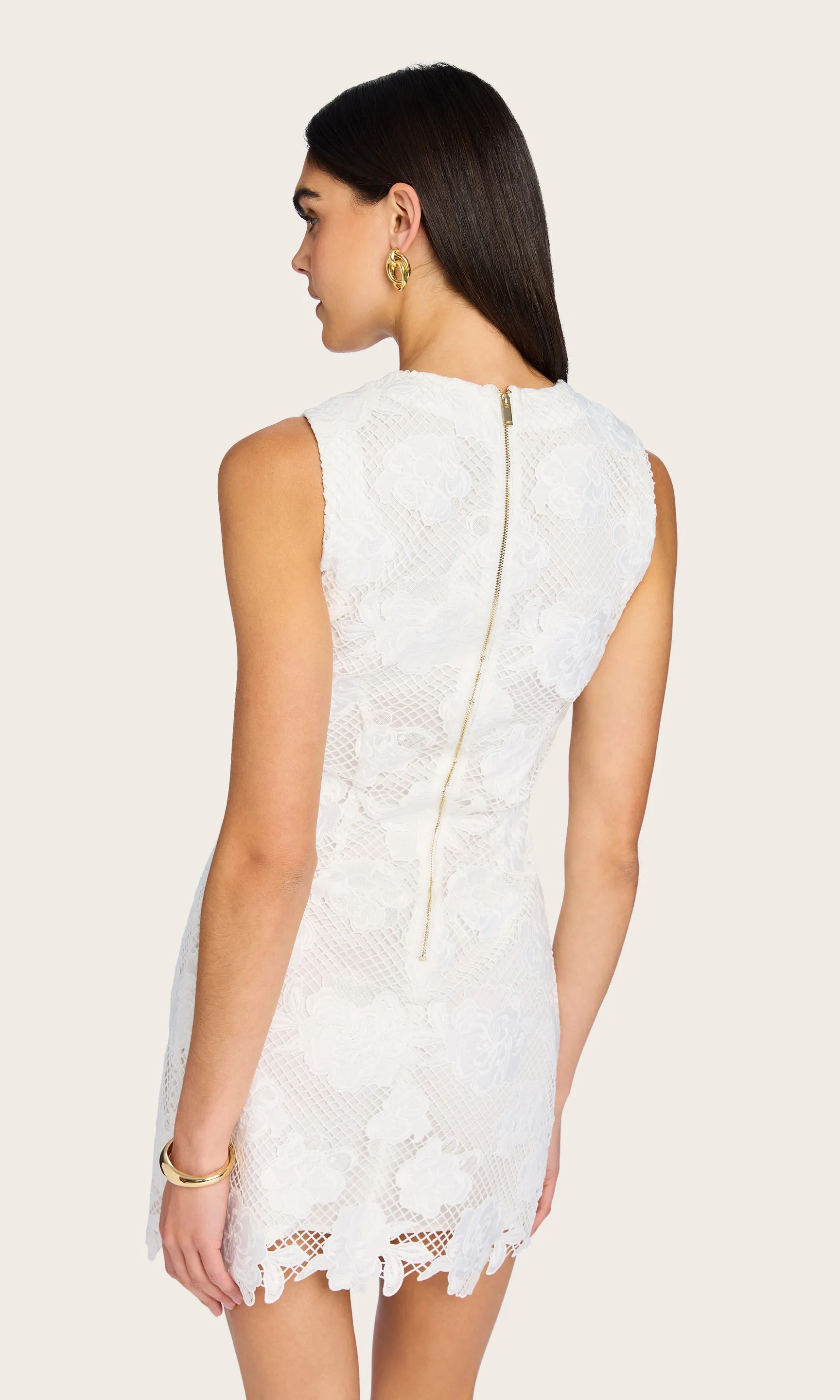 Dania Flower Mesh Shift Dress sold by Generation Love product image thumbnail 3