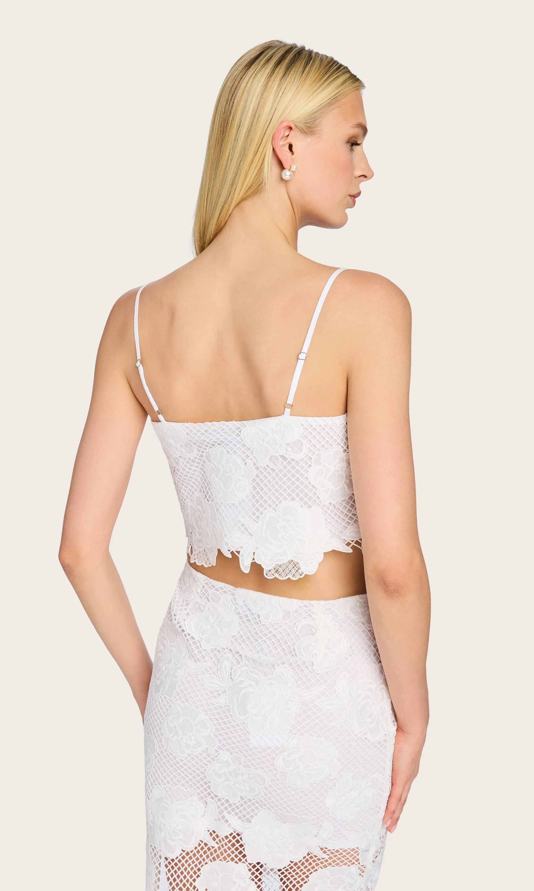 Norma Flower Mesh Cami sold by Generation Love product image thumbnail 5