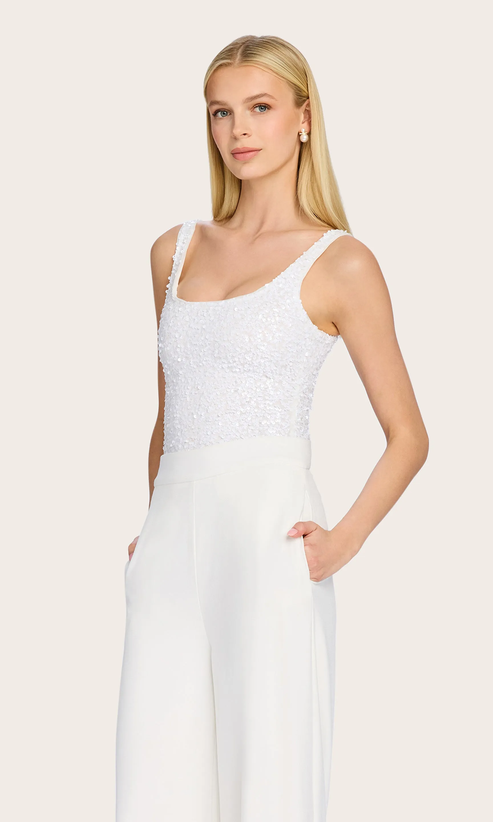 Dina Textured Sequin Bodysuit sold by Generation Love product image thumbnail 4