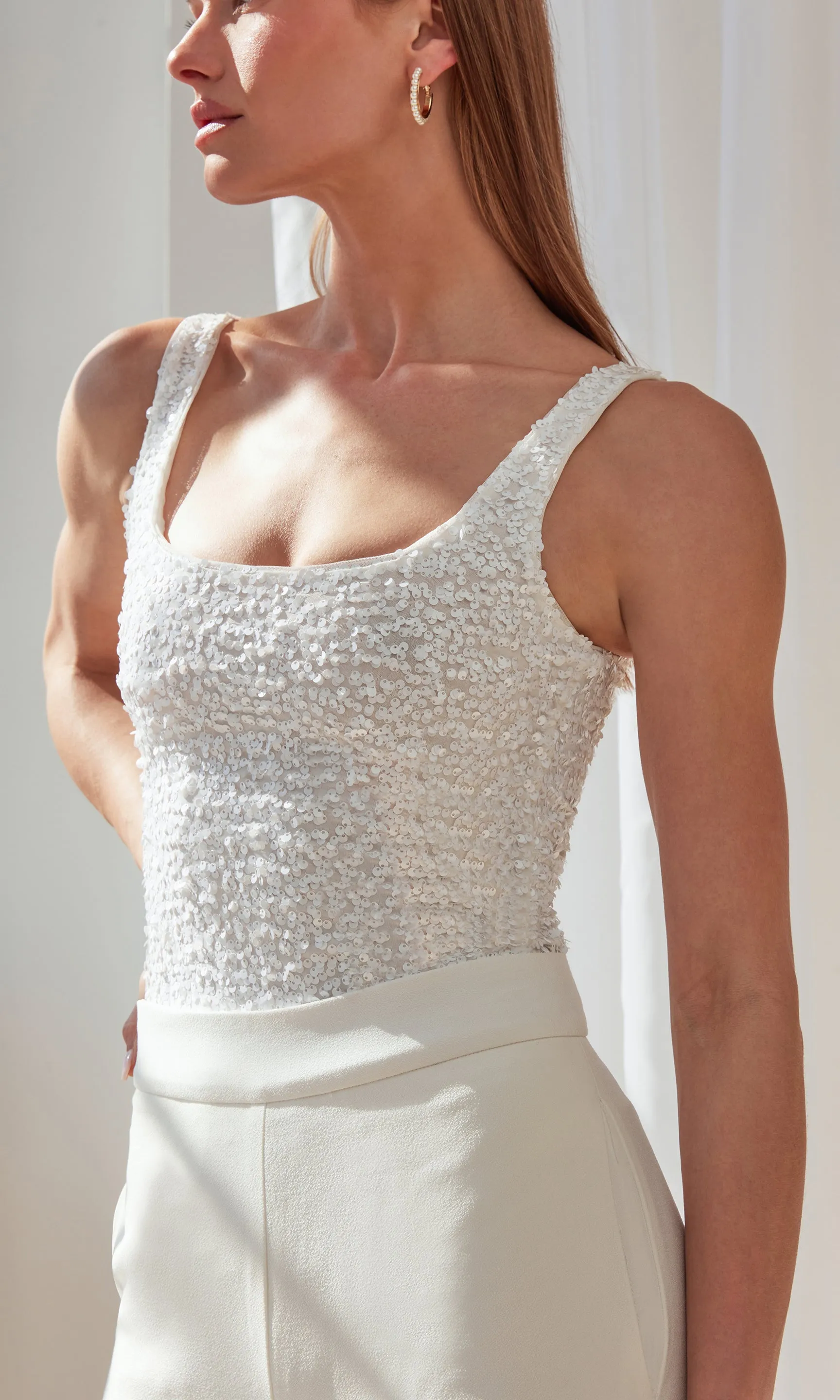 Dina Textured Sequin Bodysuit sold by Generation Love product image thumbnail 2