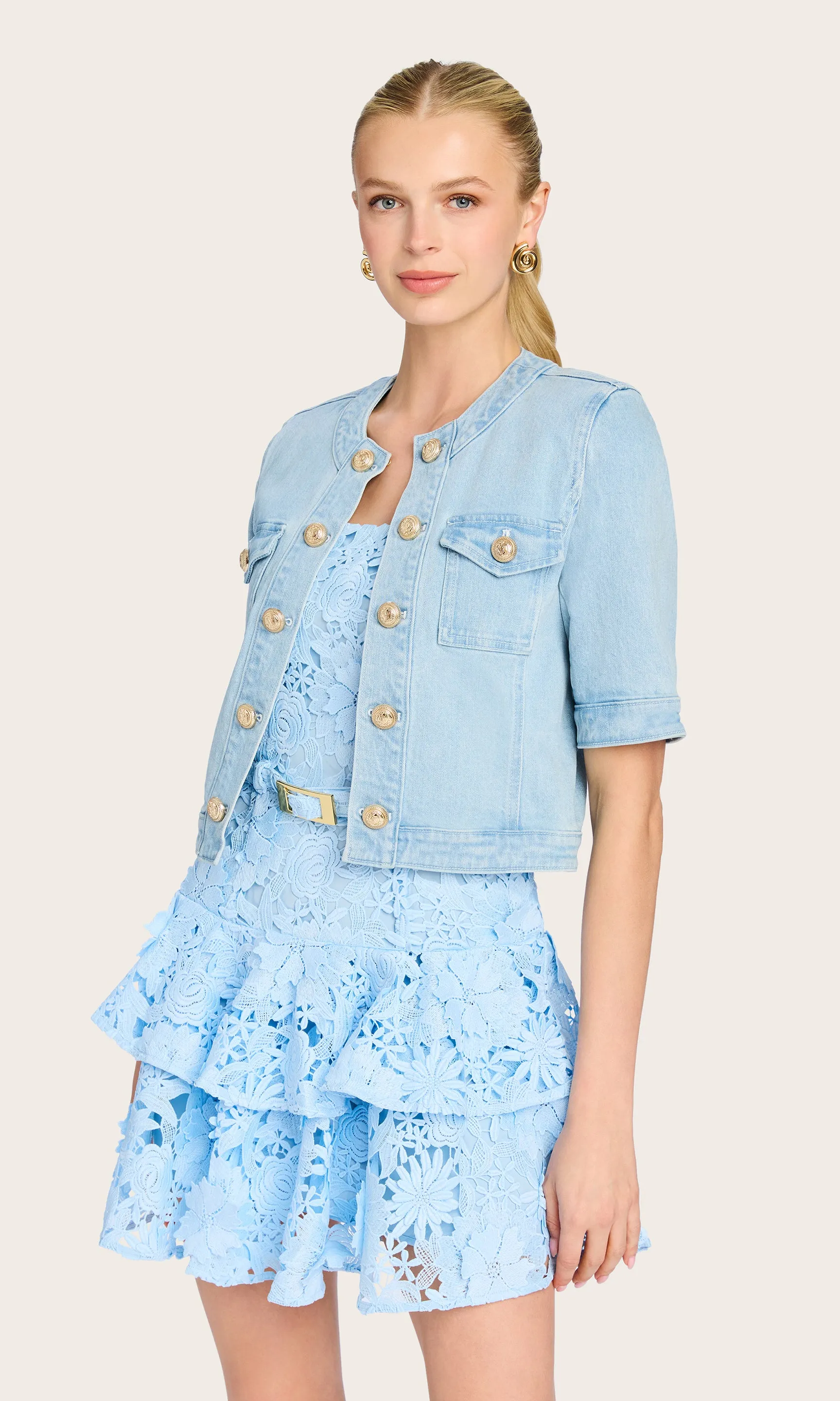 Devika Denim Jacket sold by Generation Love product image thumbnail 4