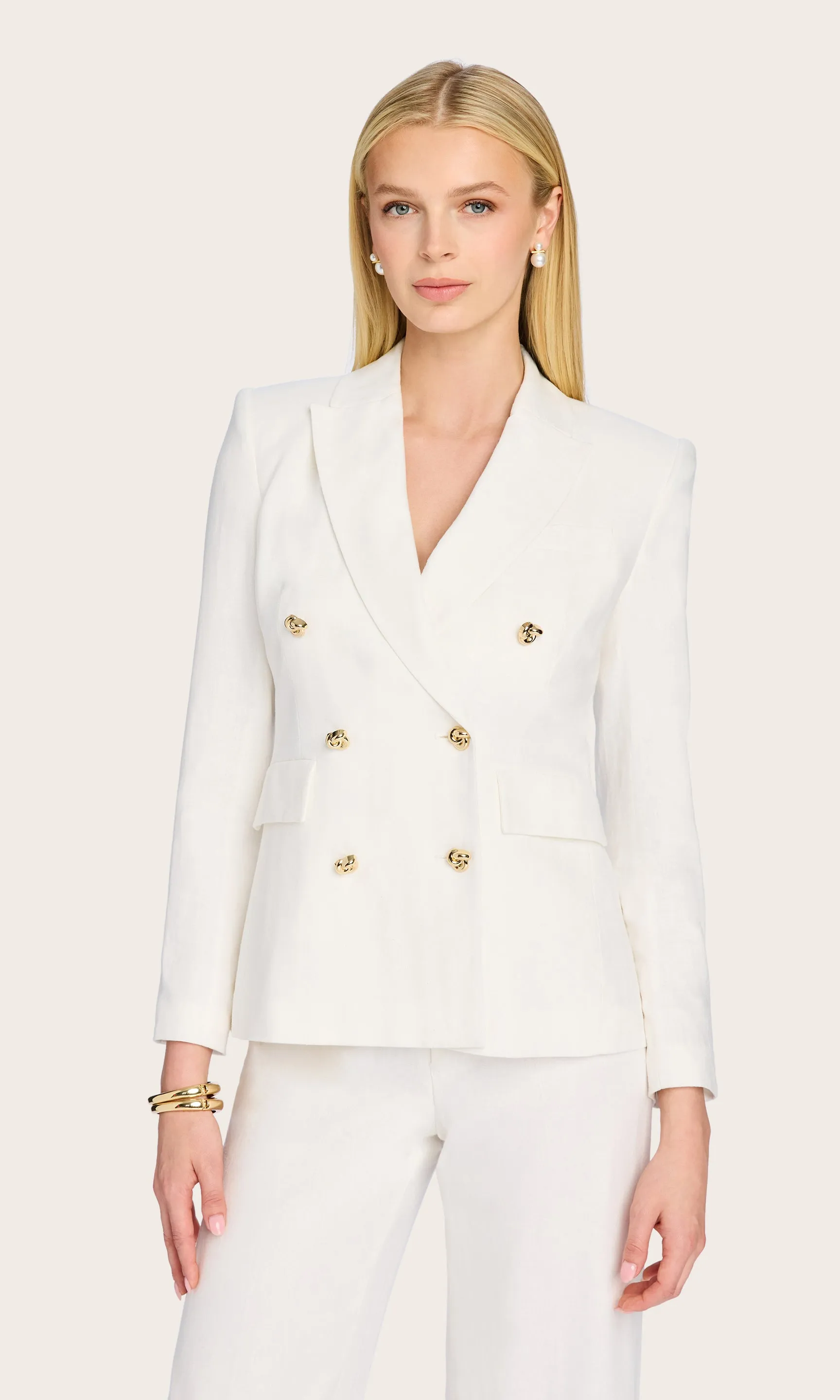 Arielle Linen Blazer sold by Generation Love product image thumbnail 5