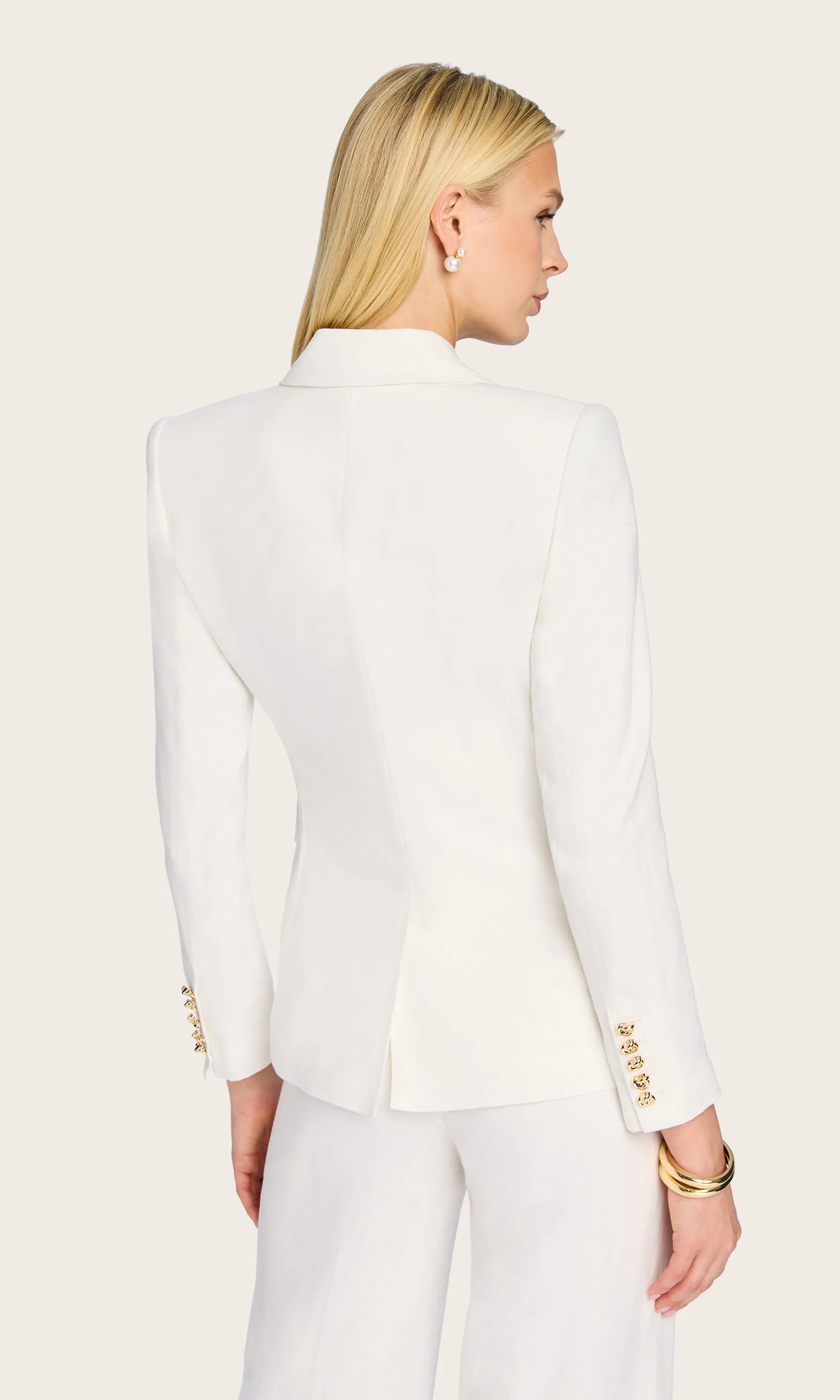 Arielle Linen Blazer sold by Generation Love product image thumbnail 4