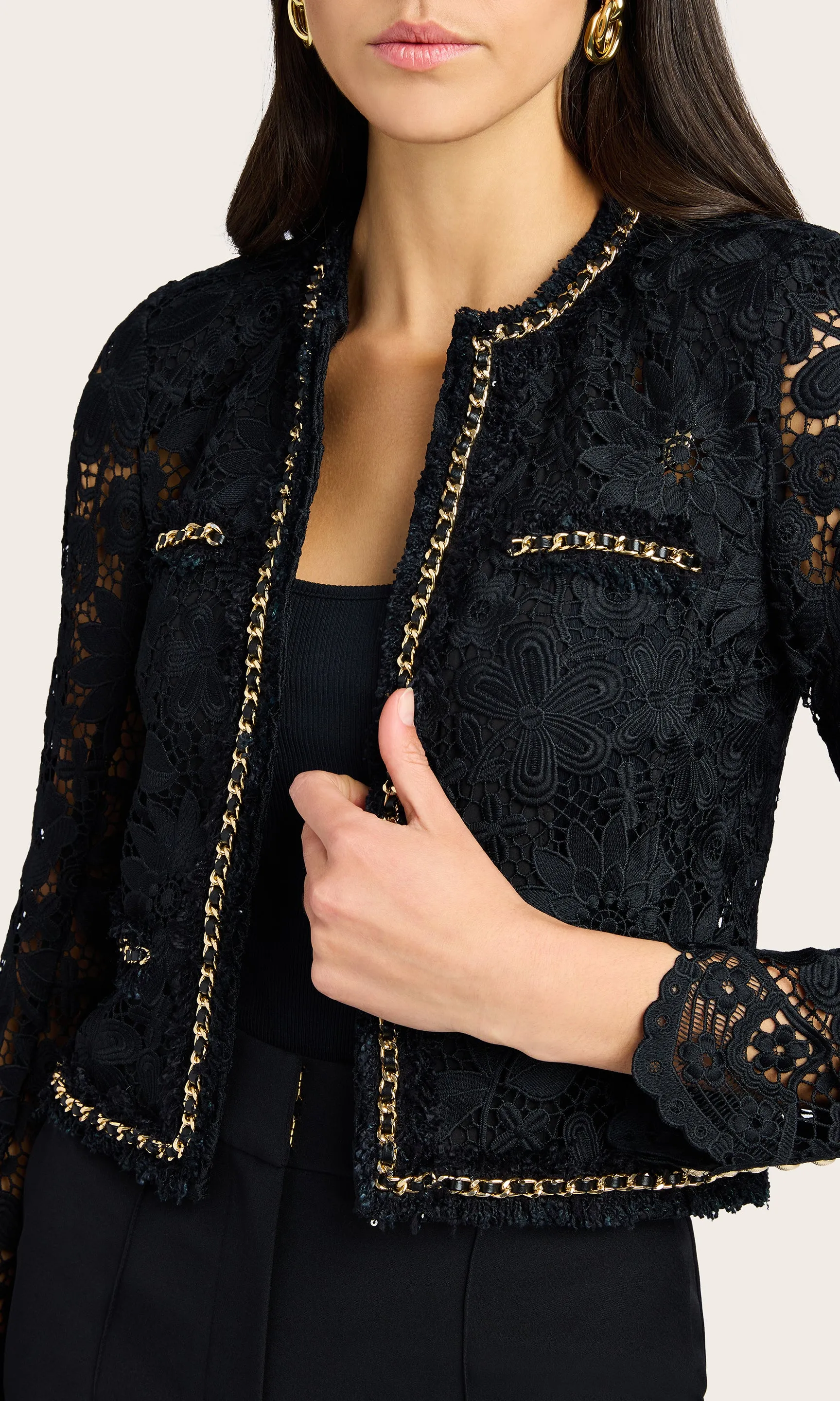 Serena Lace Blazer sold by Generation Love product image thumbnail 4