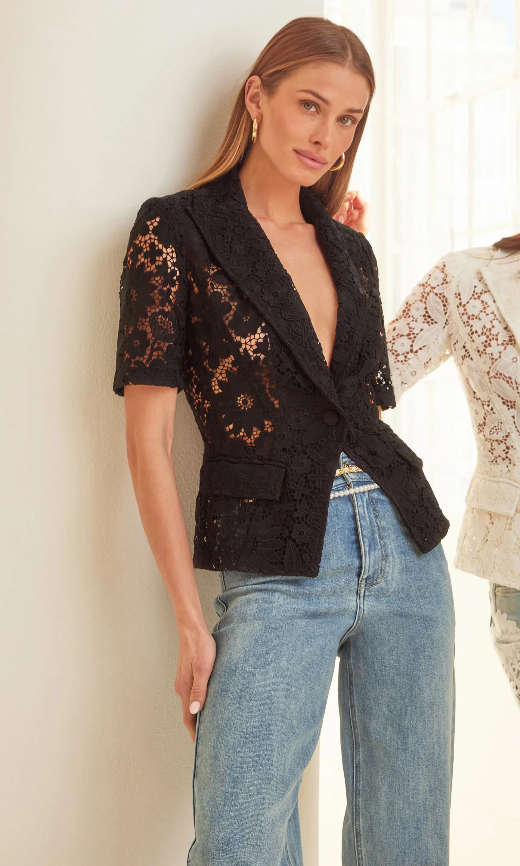 Melbourne Lace Blazer sold by Generation Love