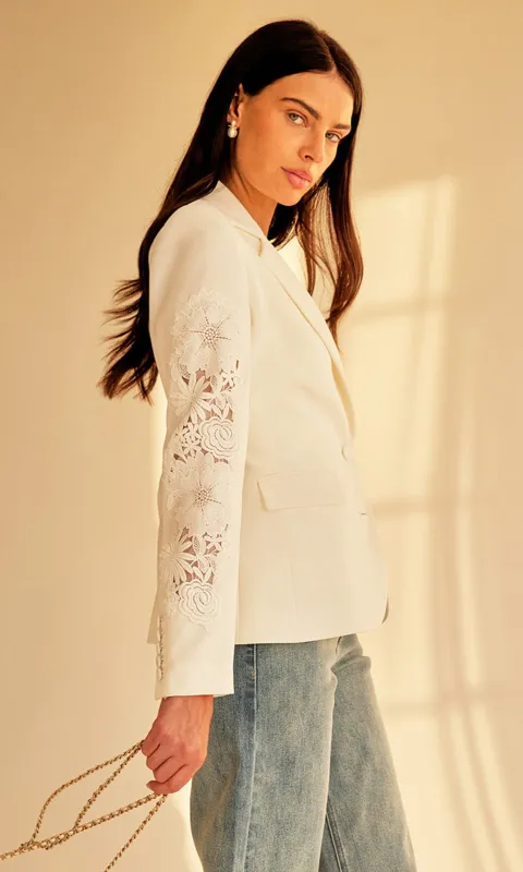 Venturi Lace Combo Blazer sold by Generation Love