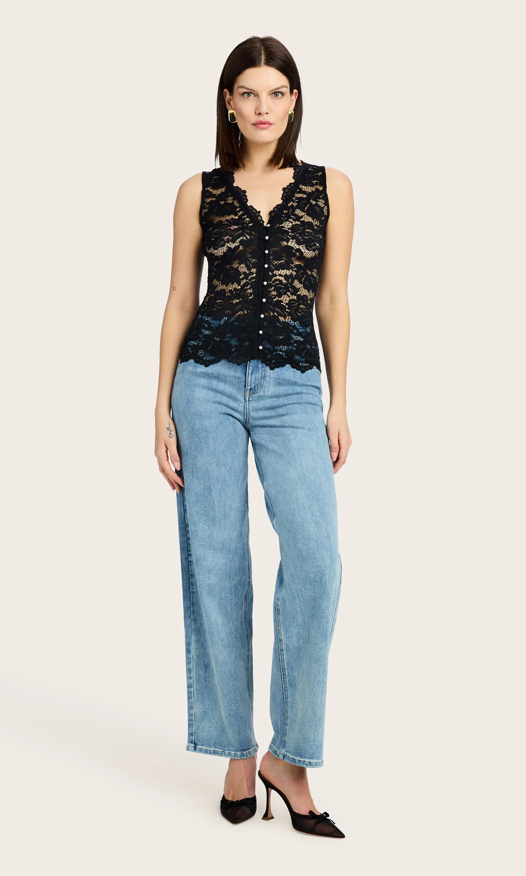 Brinley Lace Top sold by Generation Love product image thumbnail 3