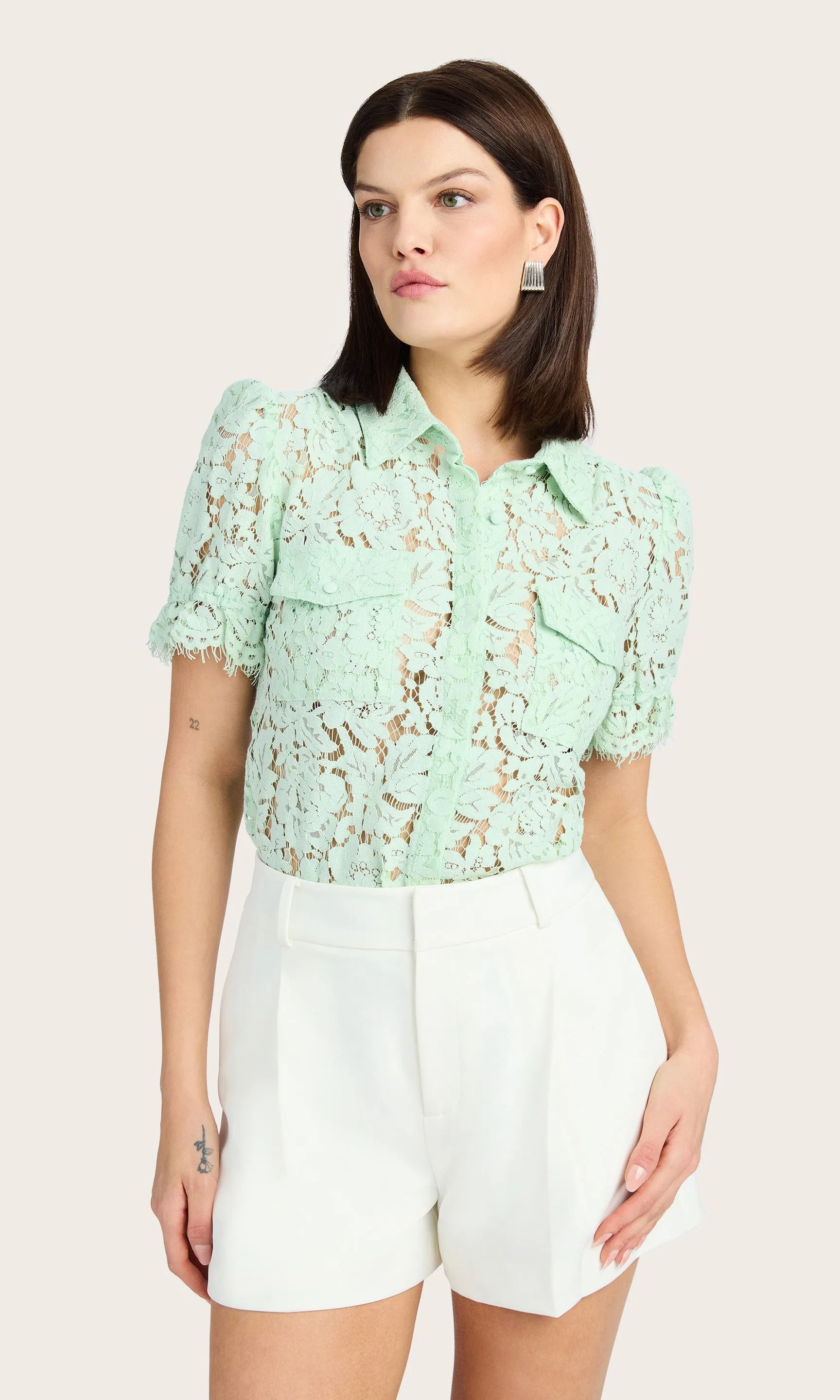 Mina Lace Shirt sold by Generation Love product image thumbnail 4