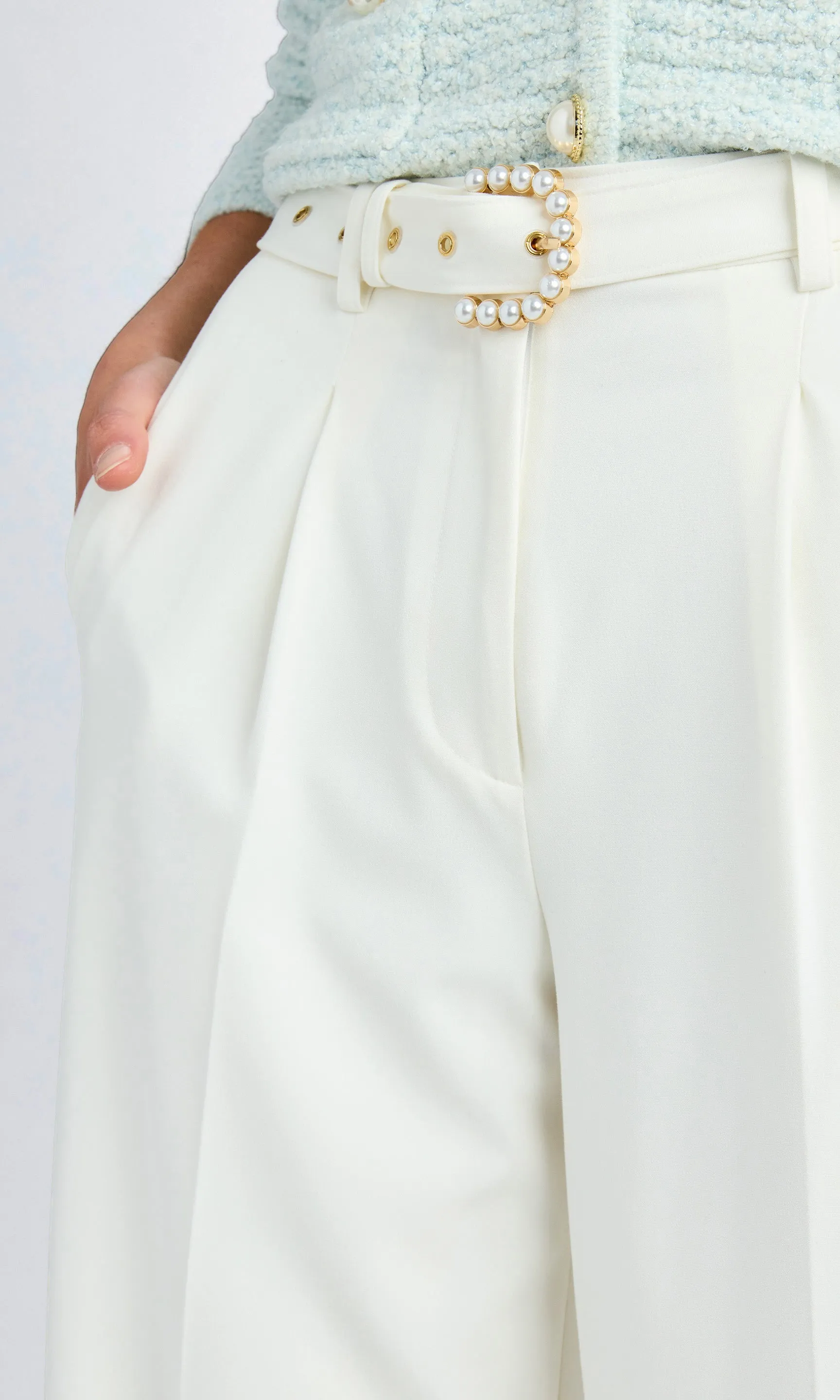 Alexia Belted Suiting Pants sold by Generation Love product image thumbnail 3