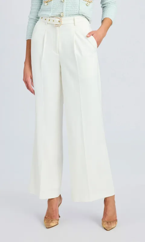 Alexia Belted Suiting Pants sold by Generation Love