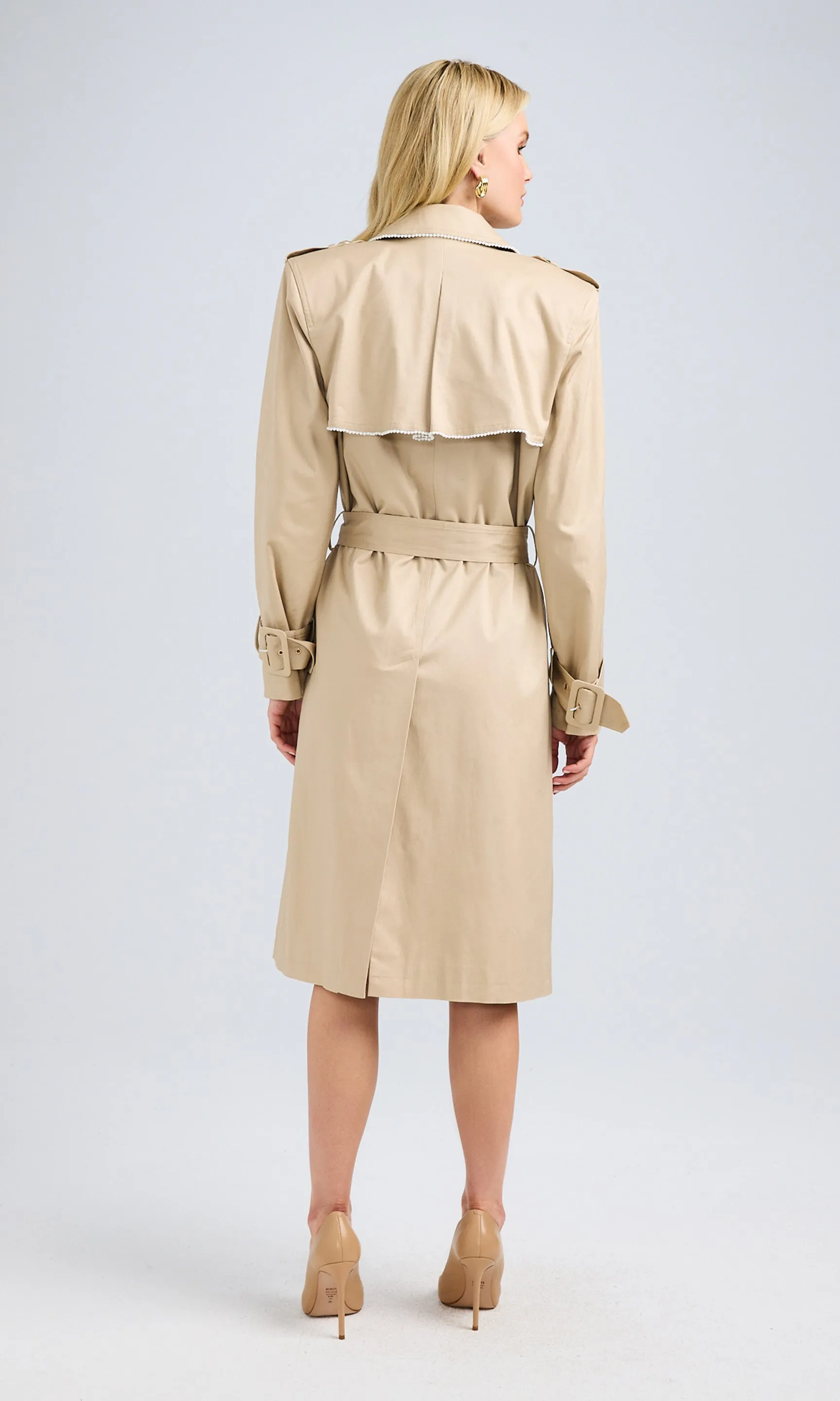 Vanna Pearl Trench Coat sold by Generation Love product image thumbnail 3