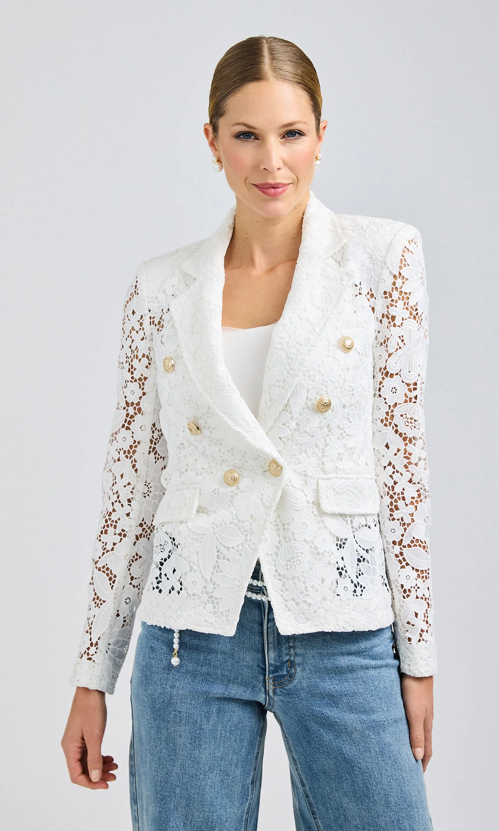 Eliza Lace Blazer sold by Generation Love product image thumbnail 2