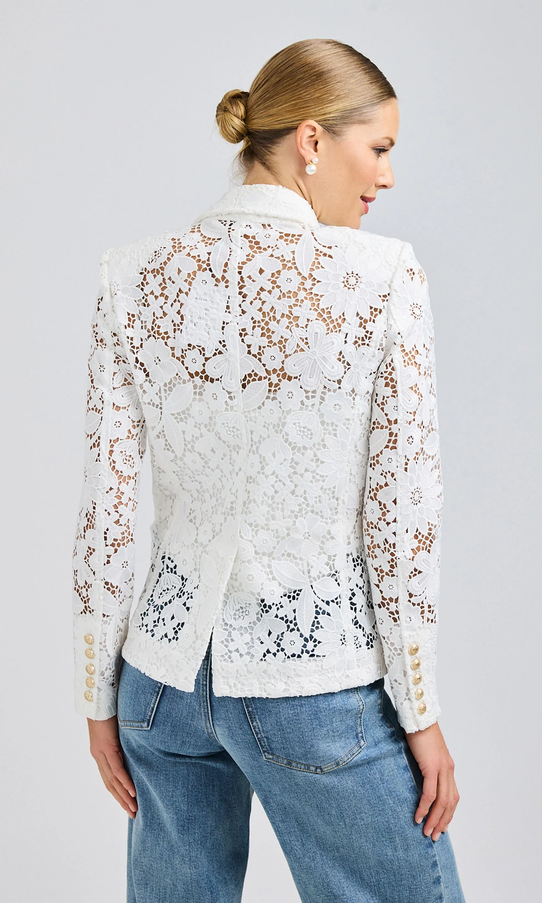 Eliza Lace Blazer sold by Generation Love product image thumbnail 5