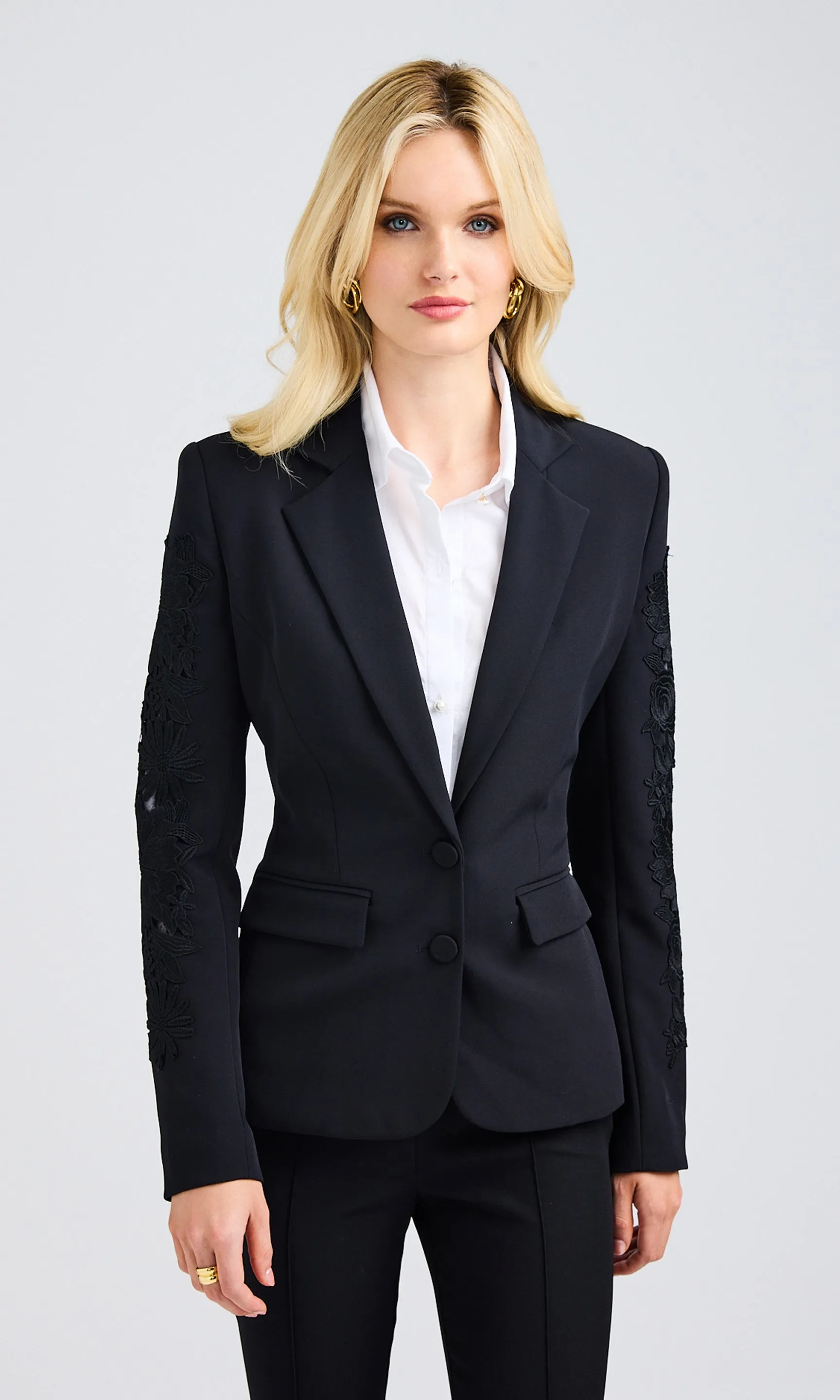 Venturi Lace Combo Blazer sold by Generation Love product image thumbnail 3