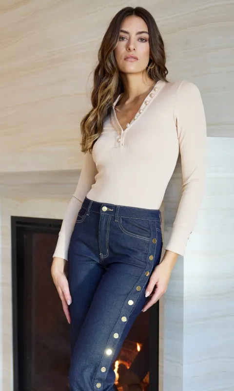 Minny Rib Bodysuit made by Generation Love