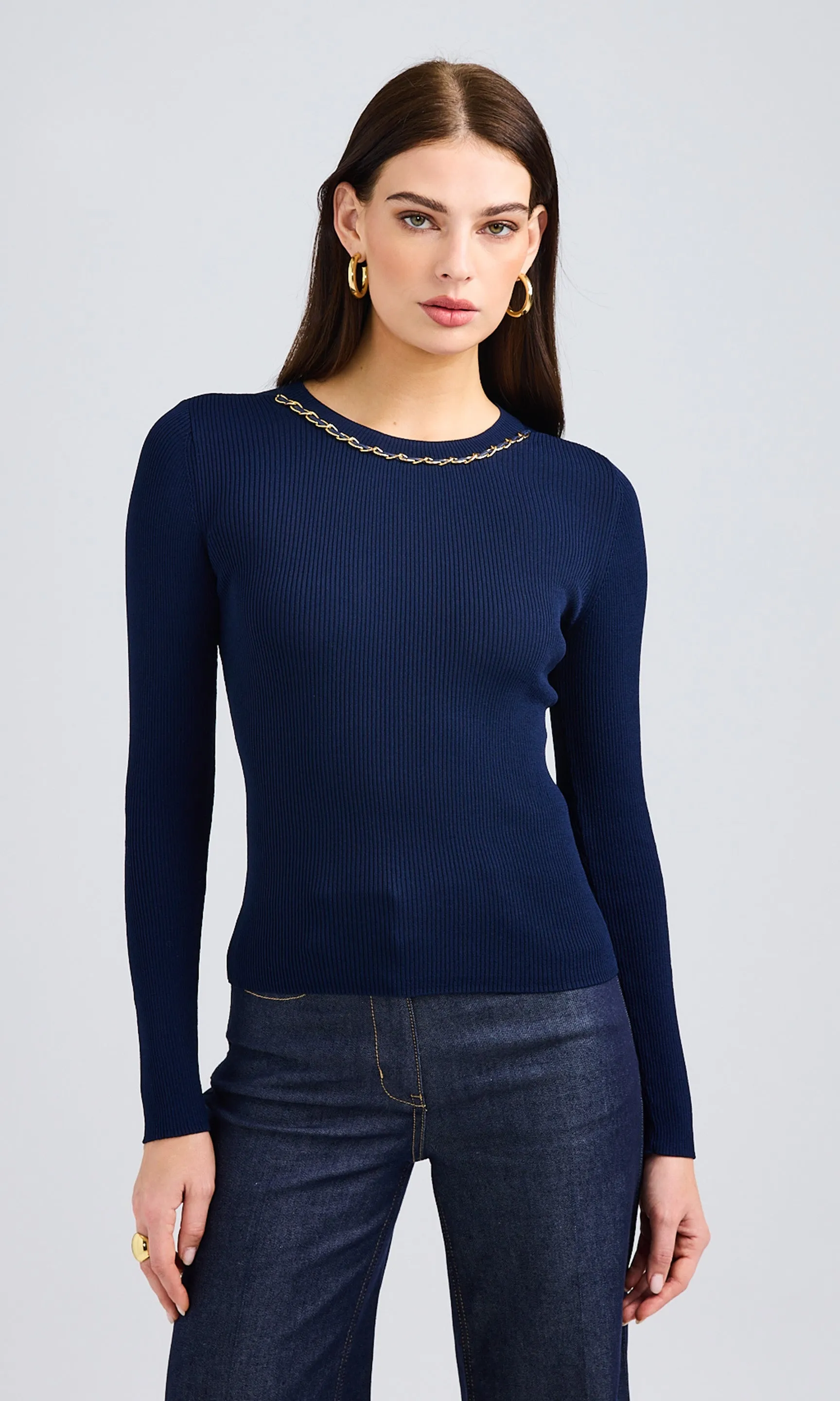 Elda Chain Sweater sold by Generation Love product image thumbnail 2