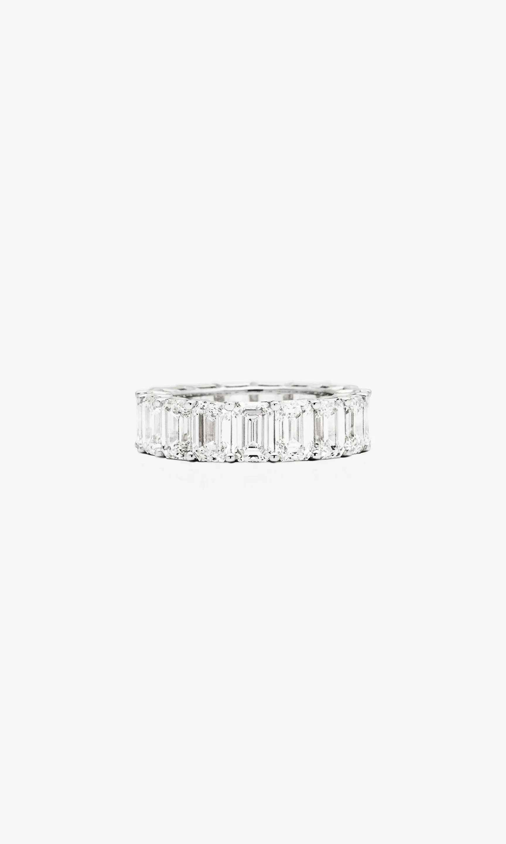 THE FOREVER EMERALD CUT BAND 12.41 Carats sold by Generation Love product image thumbnail 3