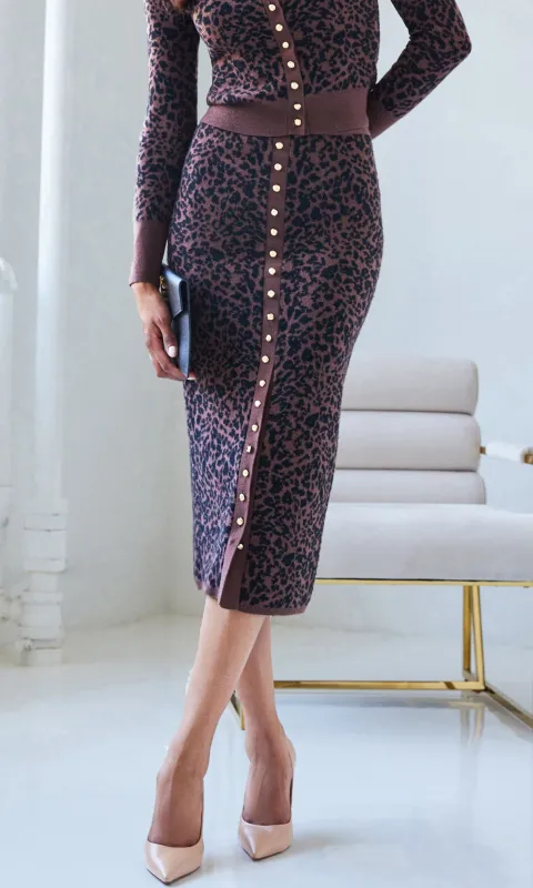 Primrose Jacquard Maxi Skirt sold by Generation Love