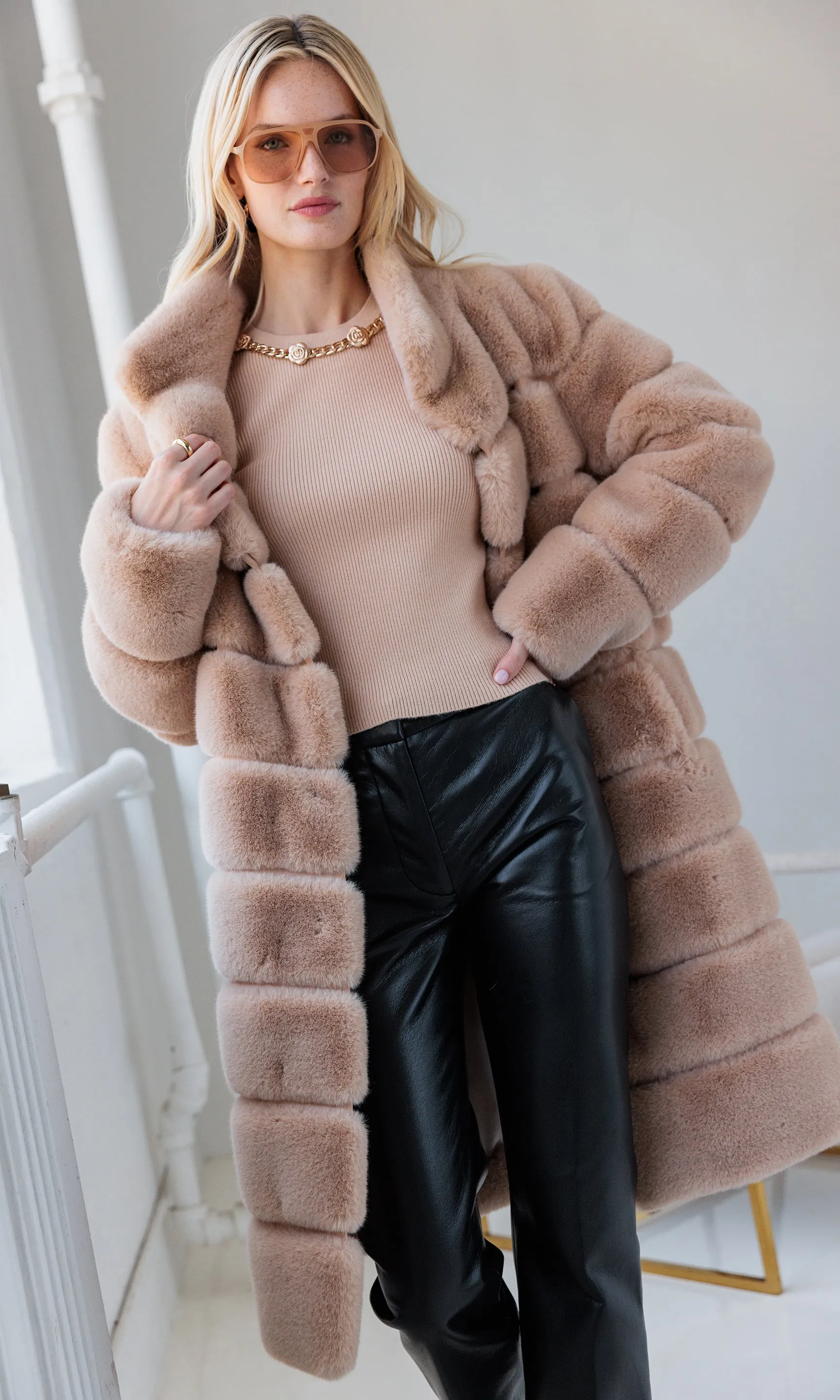 Christie Faux Fur Coat sold by Generation Love product image thumbnail 5