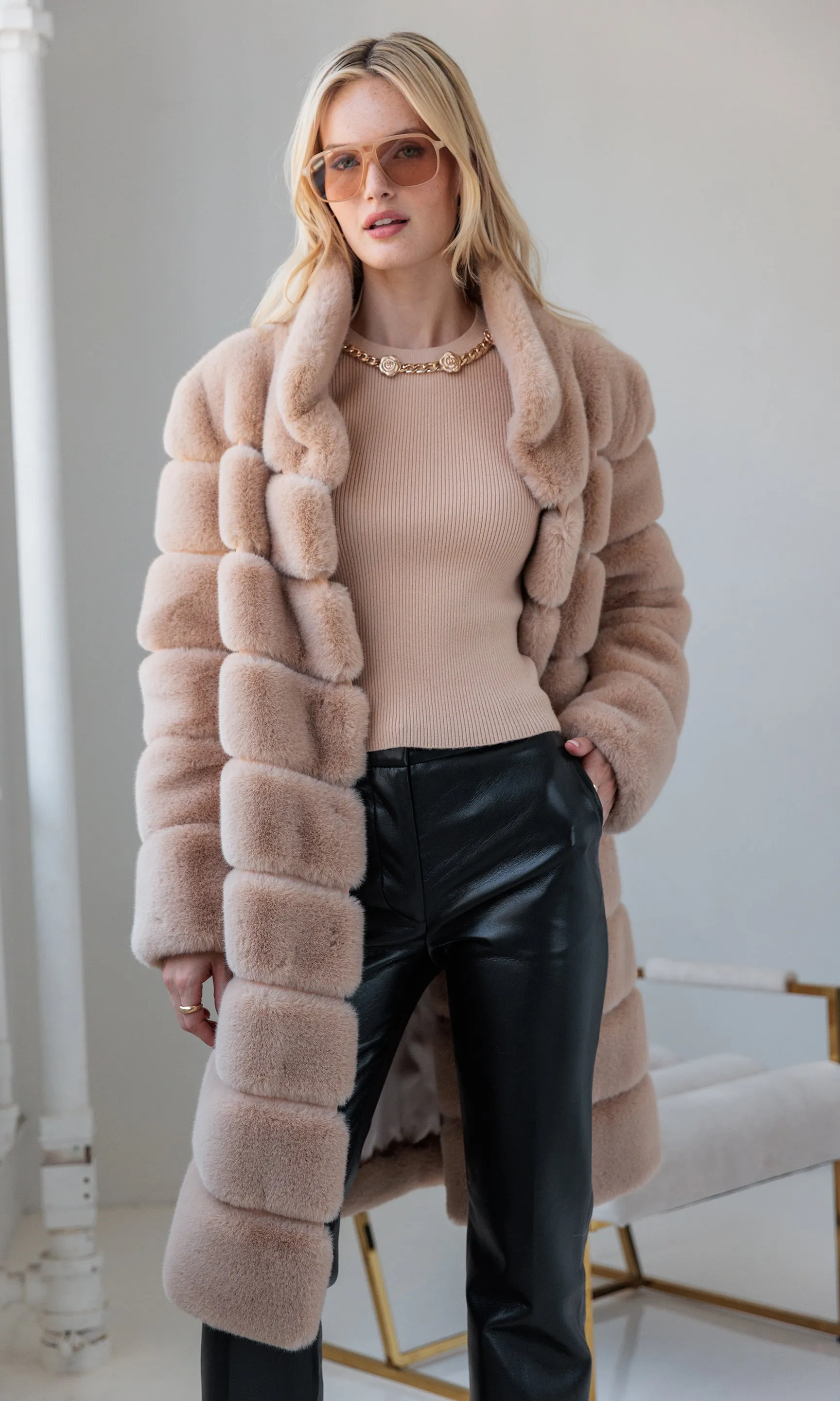 Christie Faux Fur Coat sold by Generation Love product image thumbnail 2