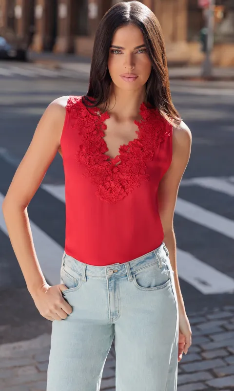 Adiha Lace Combo Blouse sold by Generation Love