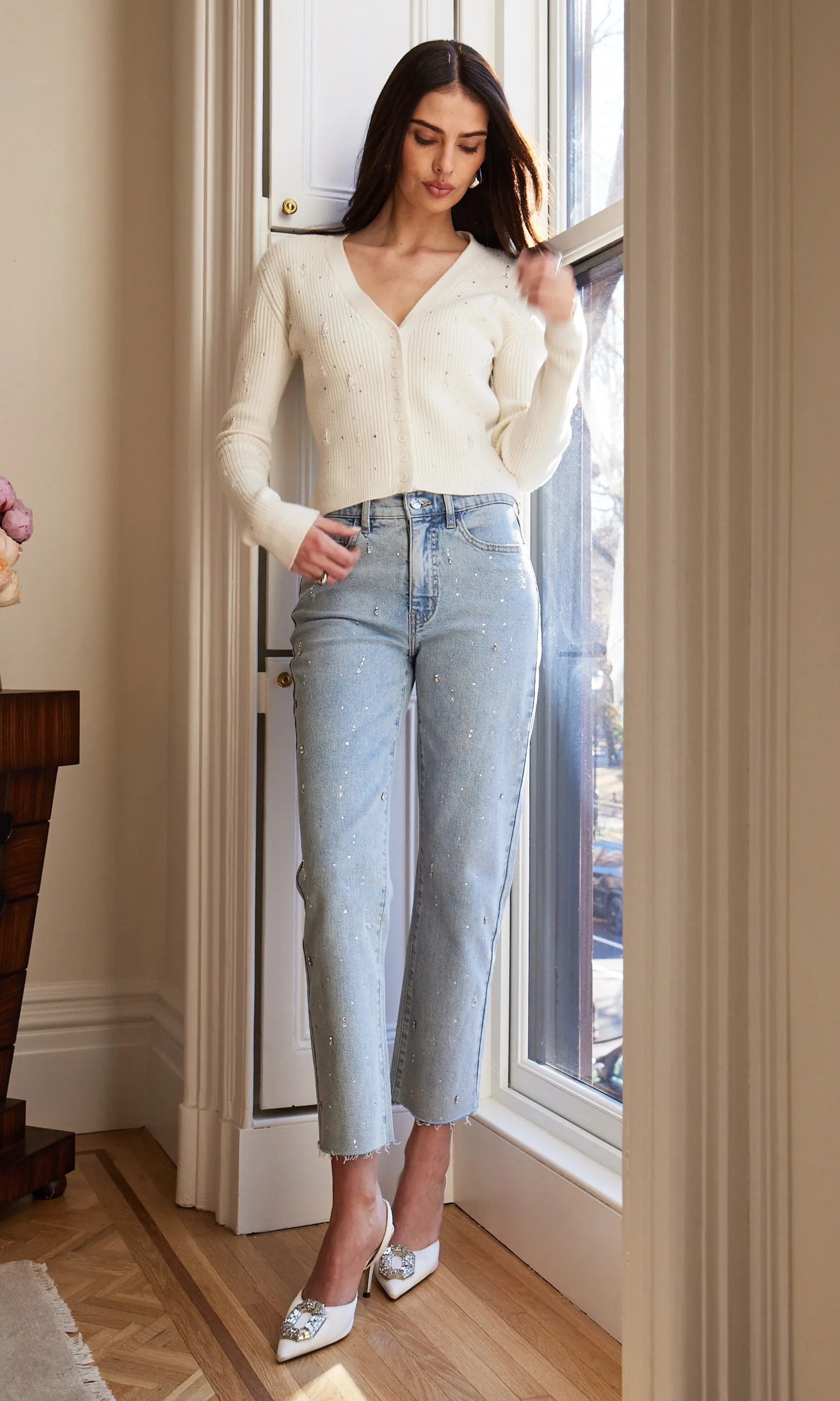 Helena Embellished Jeans sold by Generation Love product image thumbnail 2