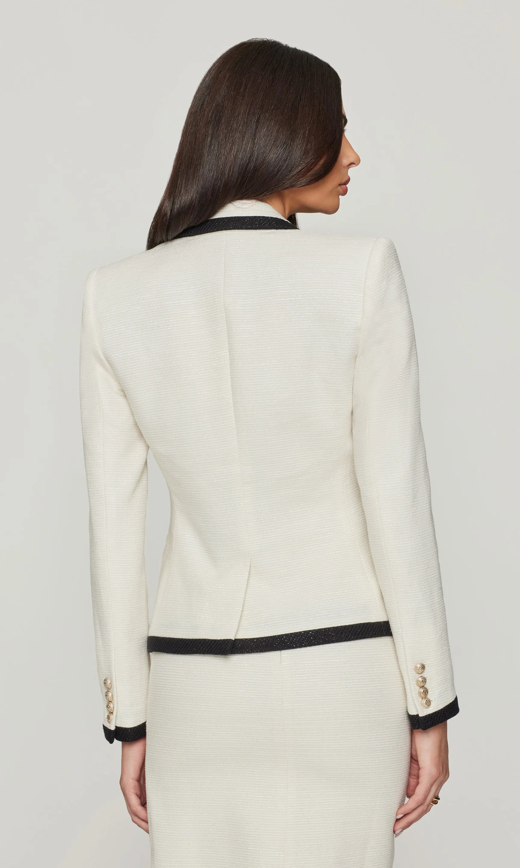 Haidi Contrast Combo Tweed Blazer sold by Generation Love product image thumbnail 5