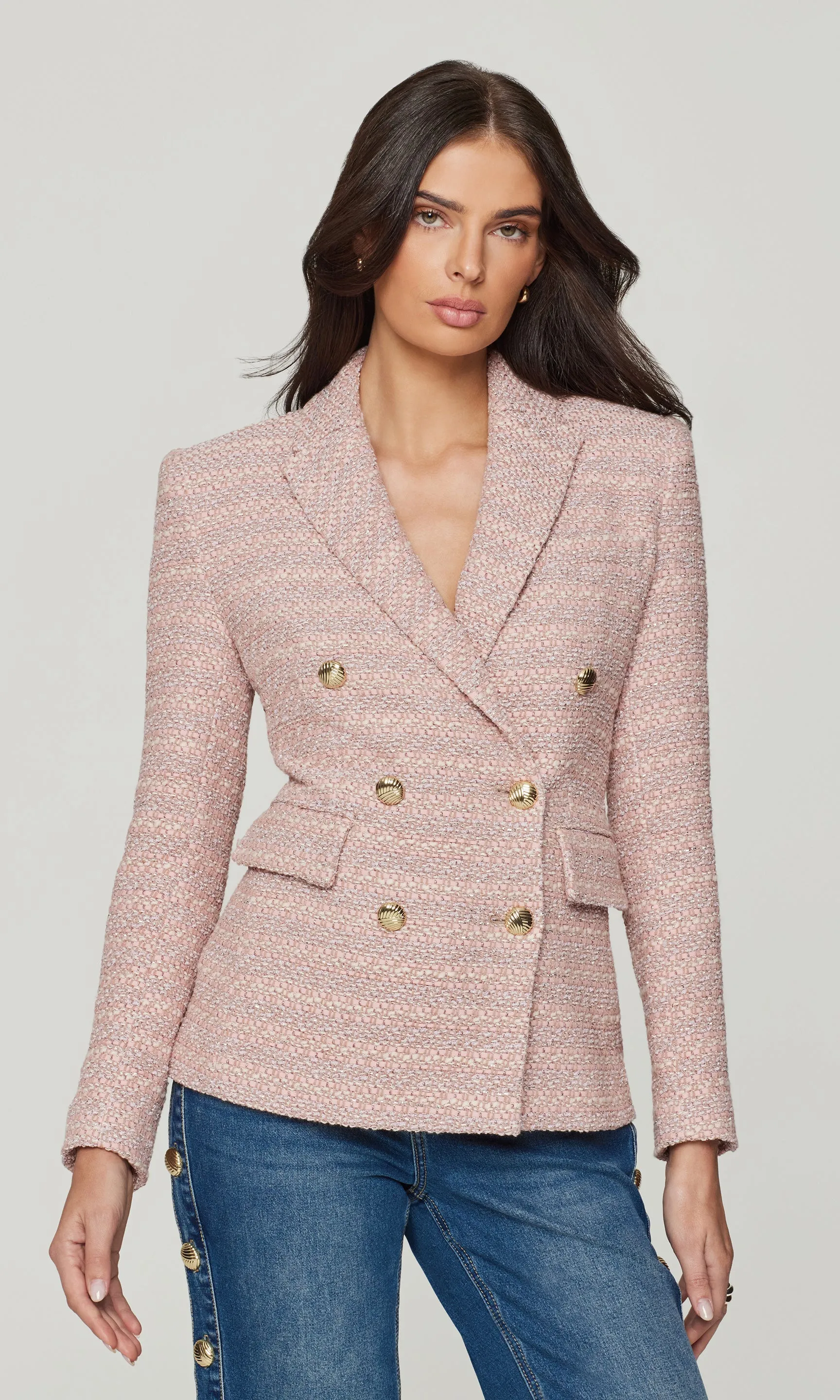 Arielle Tweed Blazer sold by Generation Love product image thumbnail 3