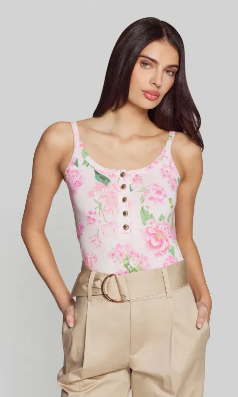 Molly Floral Jersey Tank Top sold by Generation Love