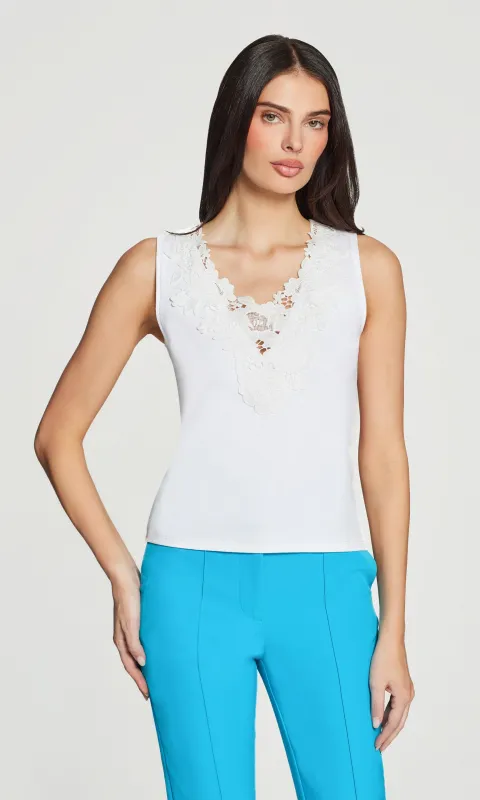 Elna Lace Combo Top made by Generation Love