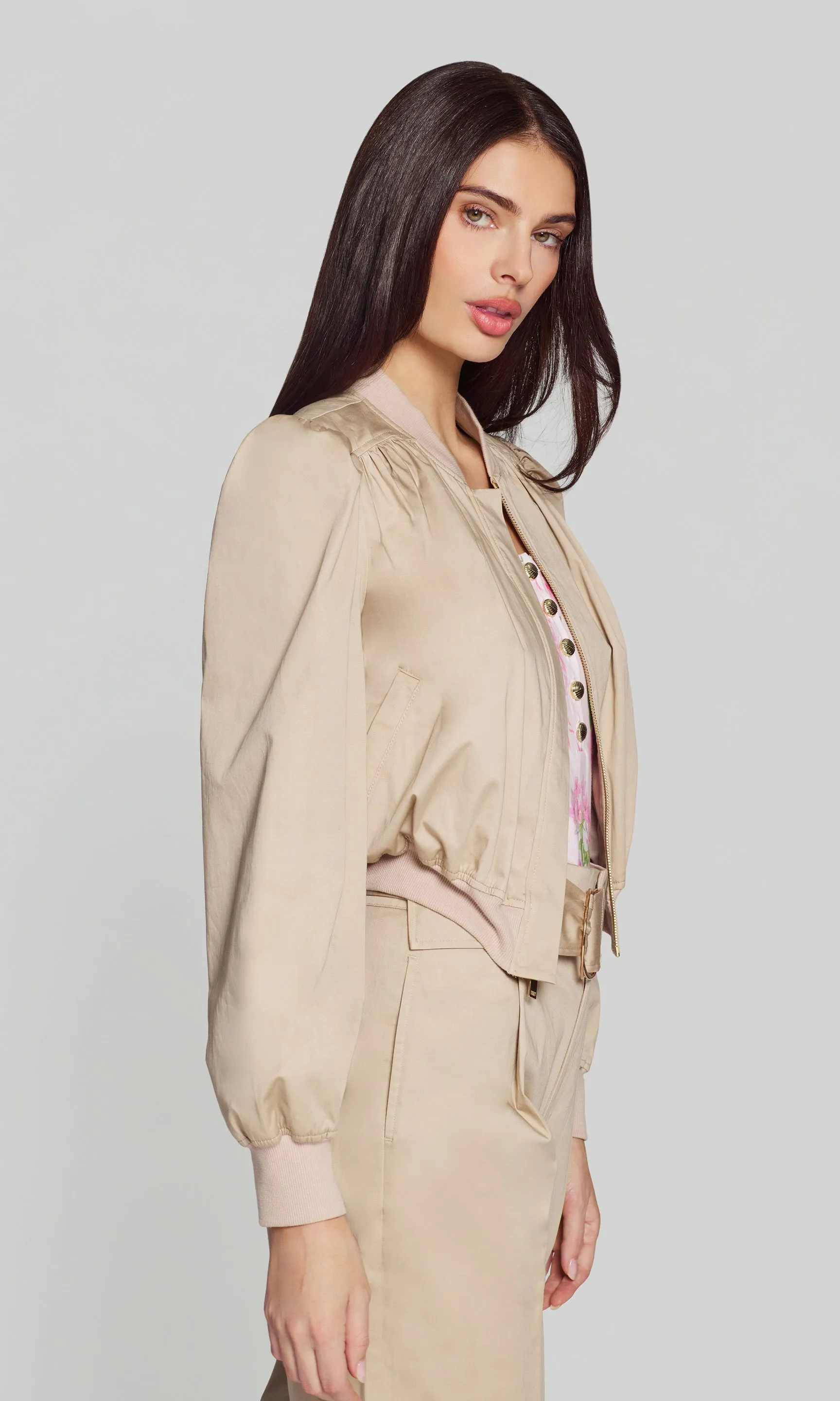 Sariah Cotton Sateen Bomber sold by Generation Love product image thumbnail 5