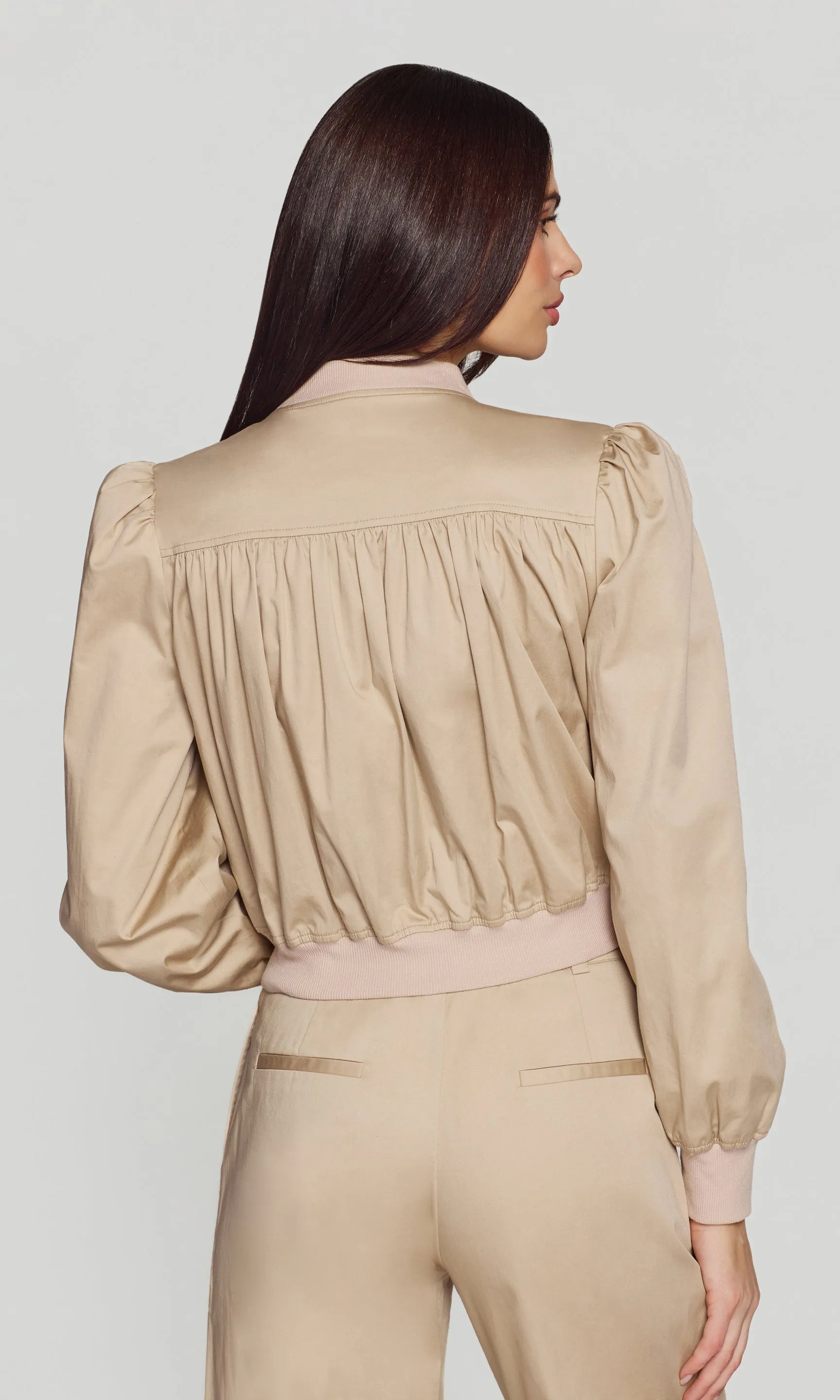 Sariah Cotton Sateen Bomber sold by Generation Love product image thumbnail 3