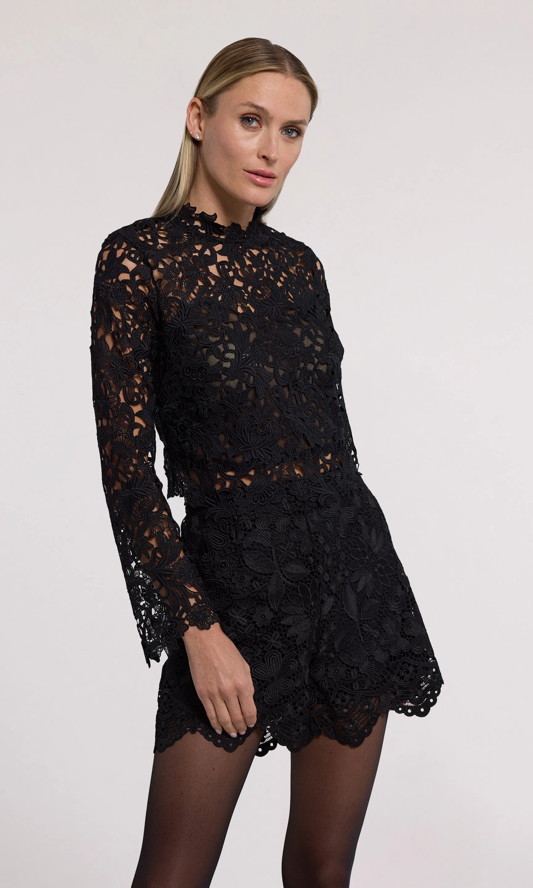 Minda Guipure Lace Top sold by Generation Love