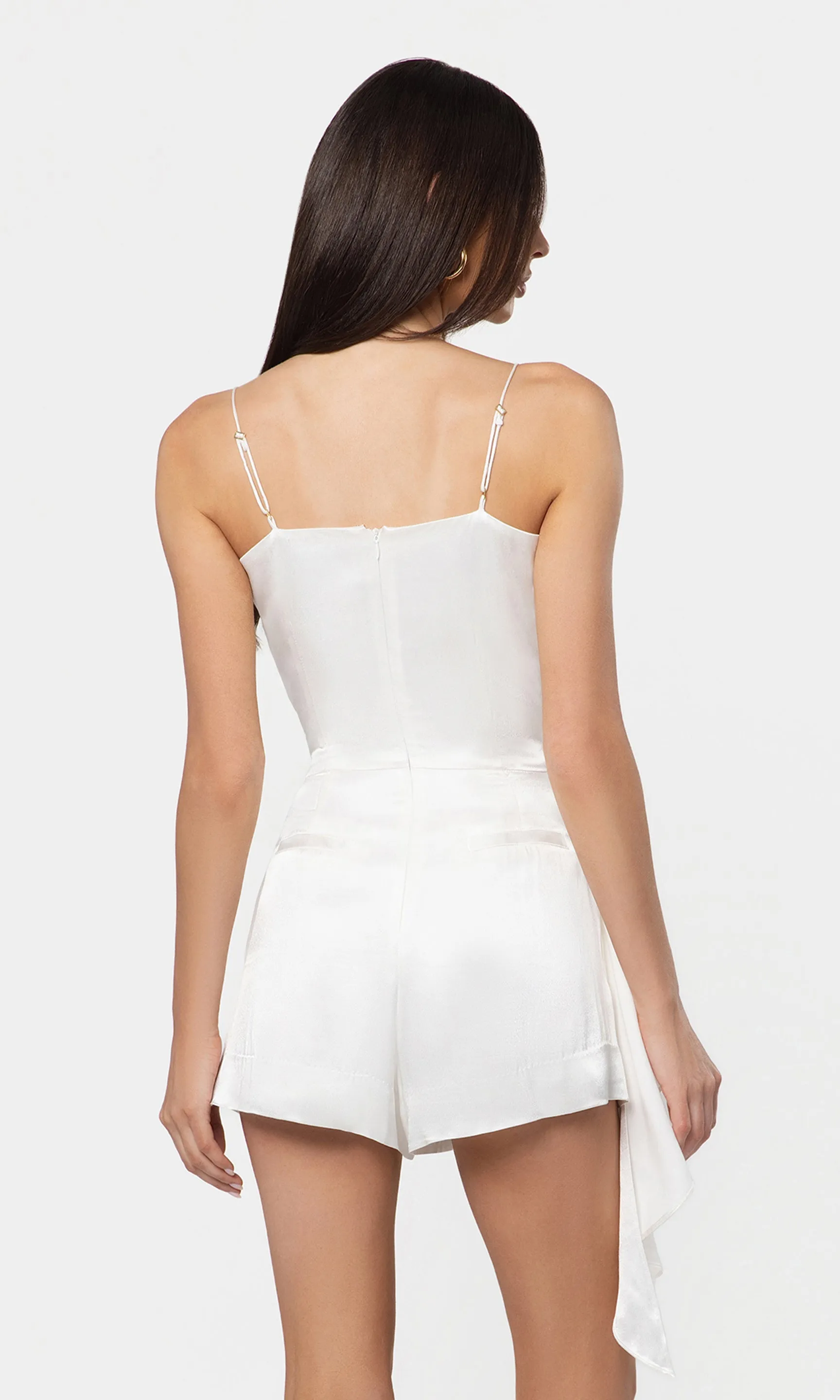 Cheryl Liquid Satin Romper sold by Generation Love product image thumbnail 5