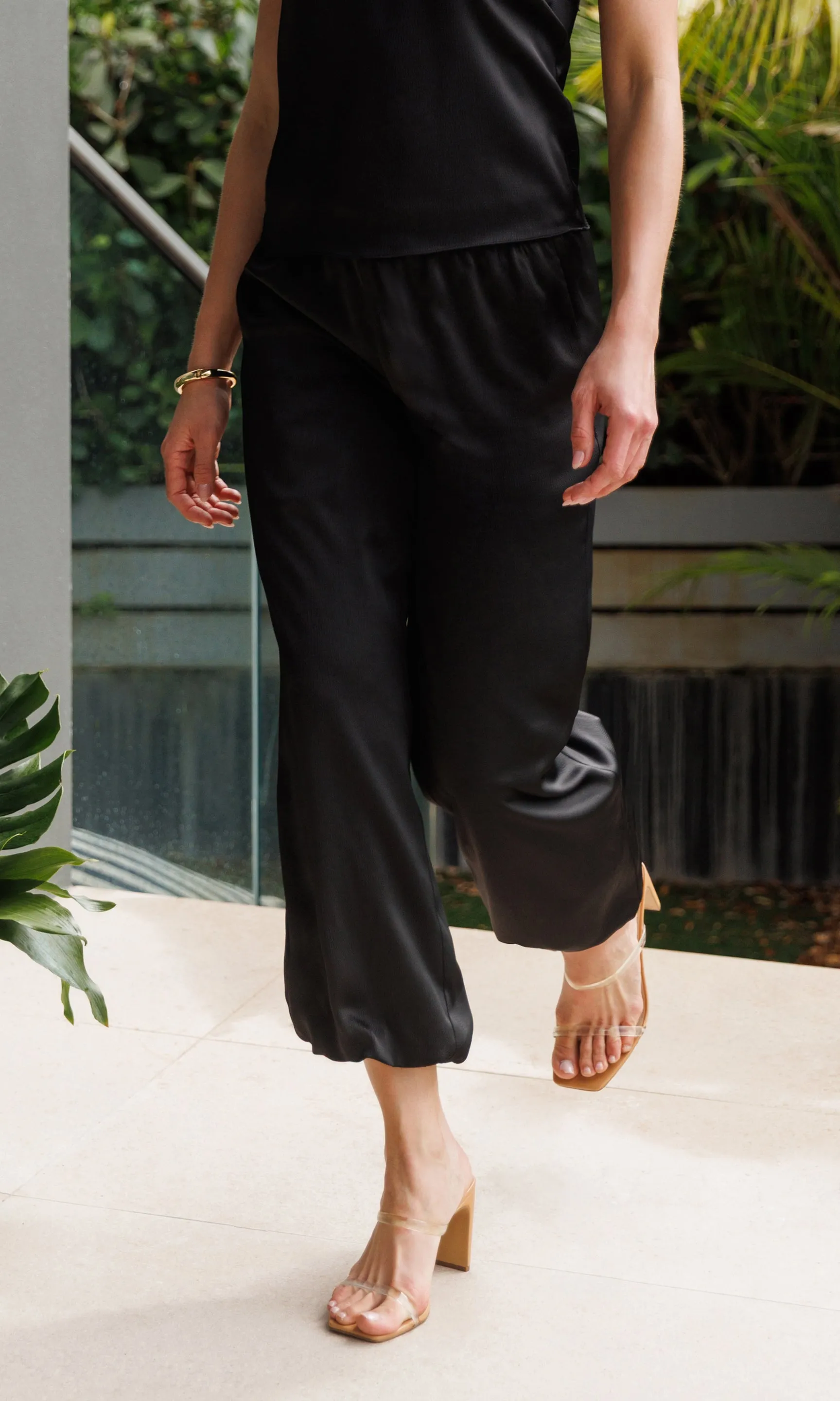 Yuki Hammered Satin Bubble Pants sold by Generation Love product image thumbnail 2