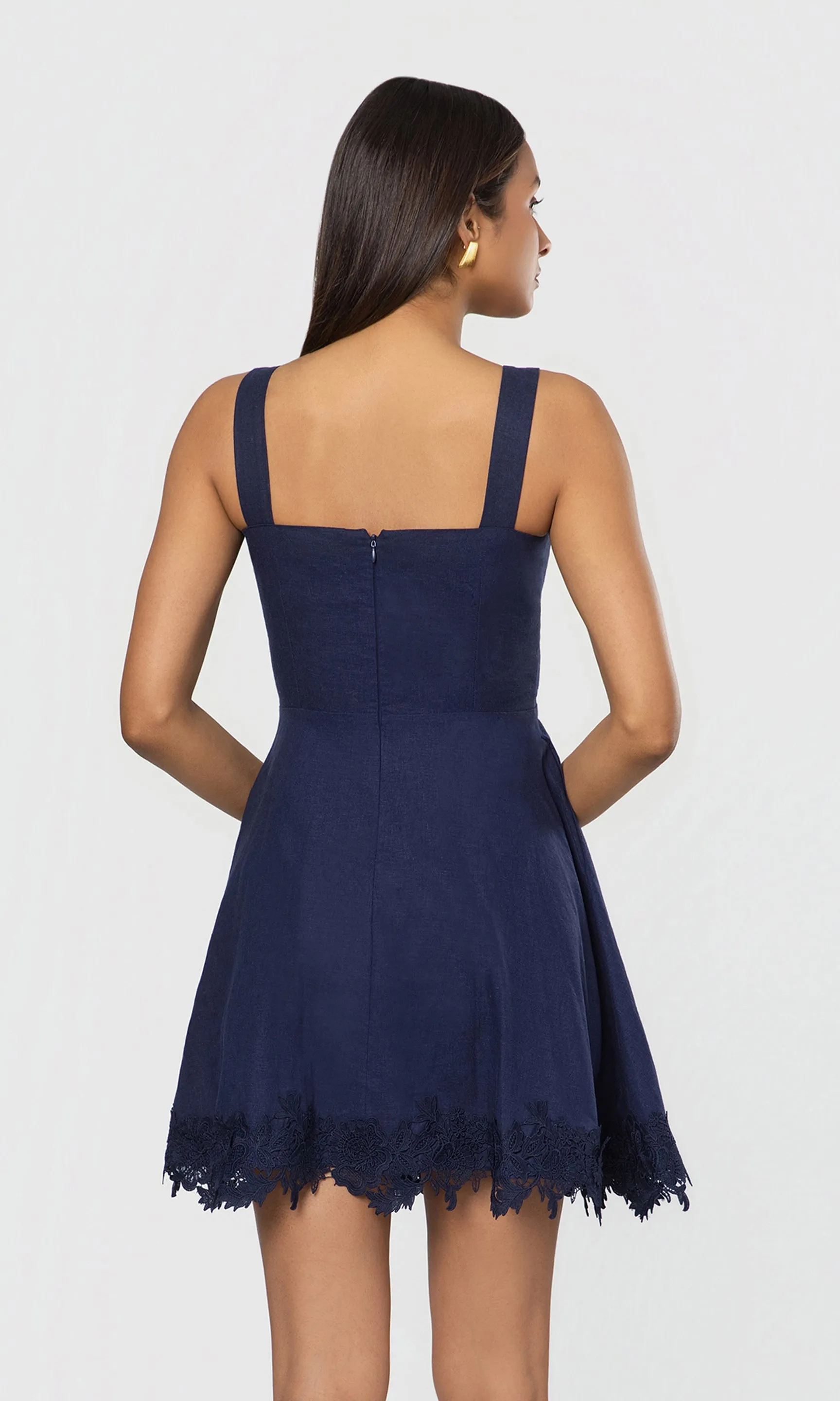 Ivy Linen Dress sold by Generation Love product image thumbnail 3