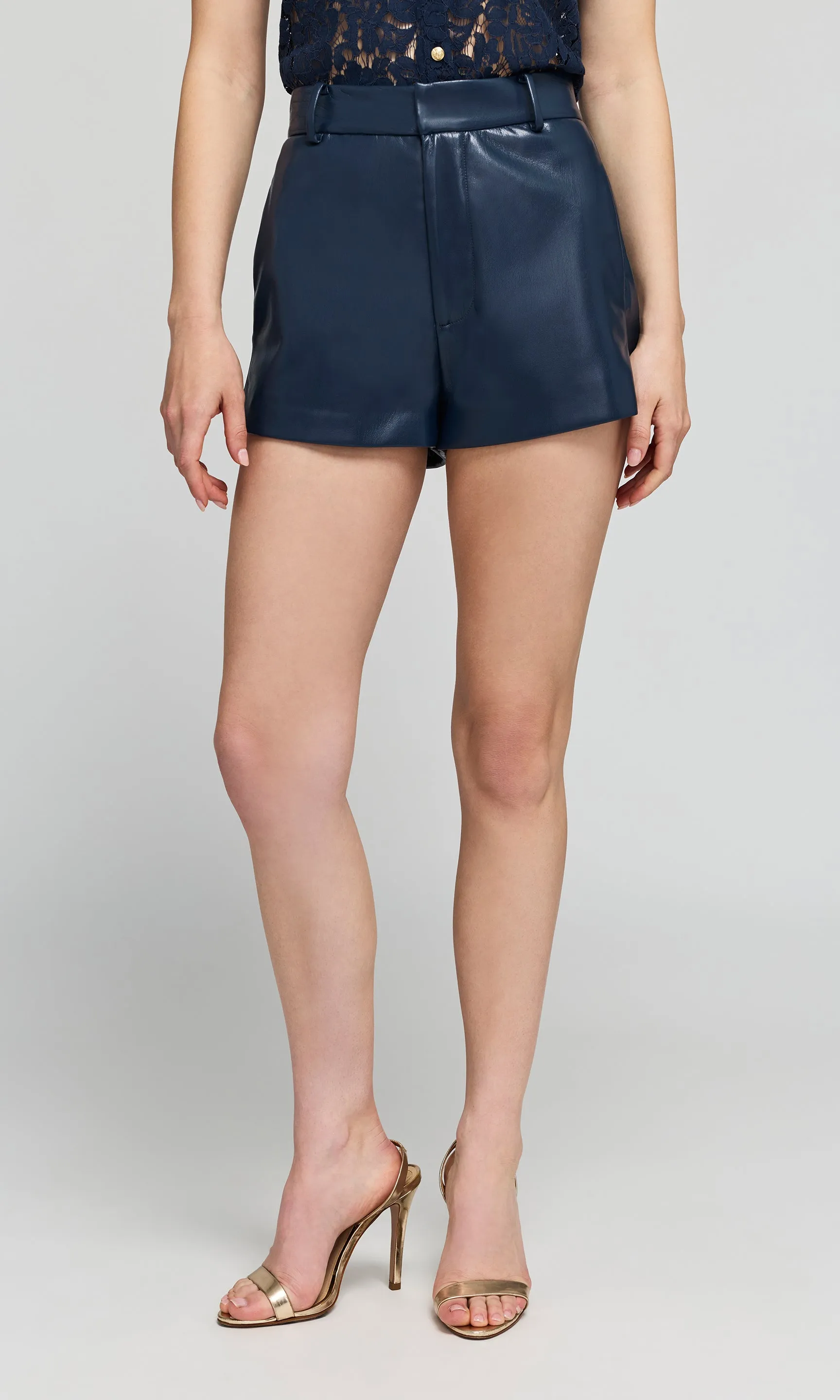 Jax Vegan Leather Shorts sold by Generation Love product image thumbnail 4