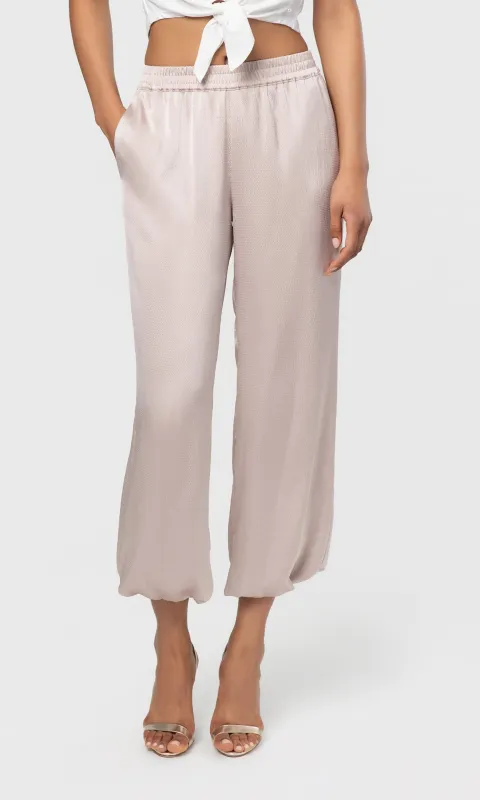 Yuki Hammered Satin Bubble Pants made by Generation Love