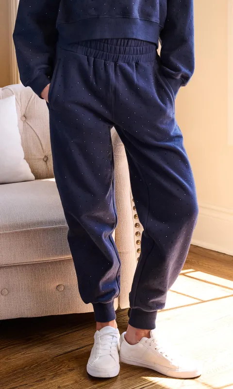 Ruel Crystal Sweatpants made by Generation Love