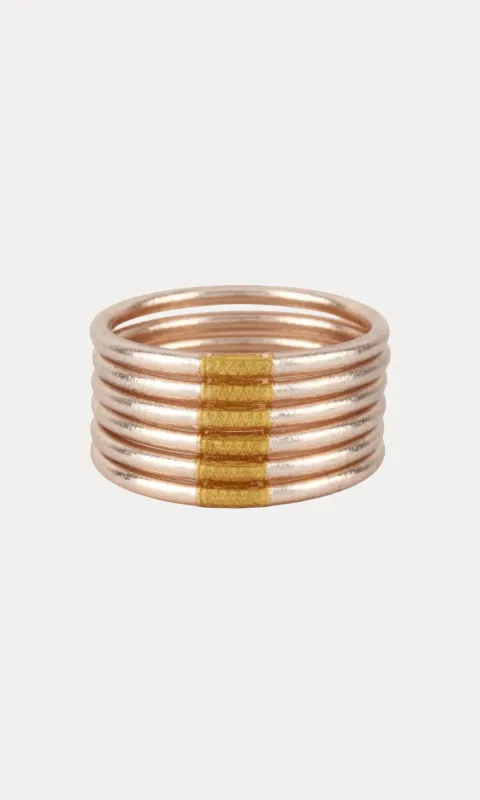 BuDhaGirl Champagne All Weather Bangles® made by Generation Love