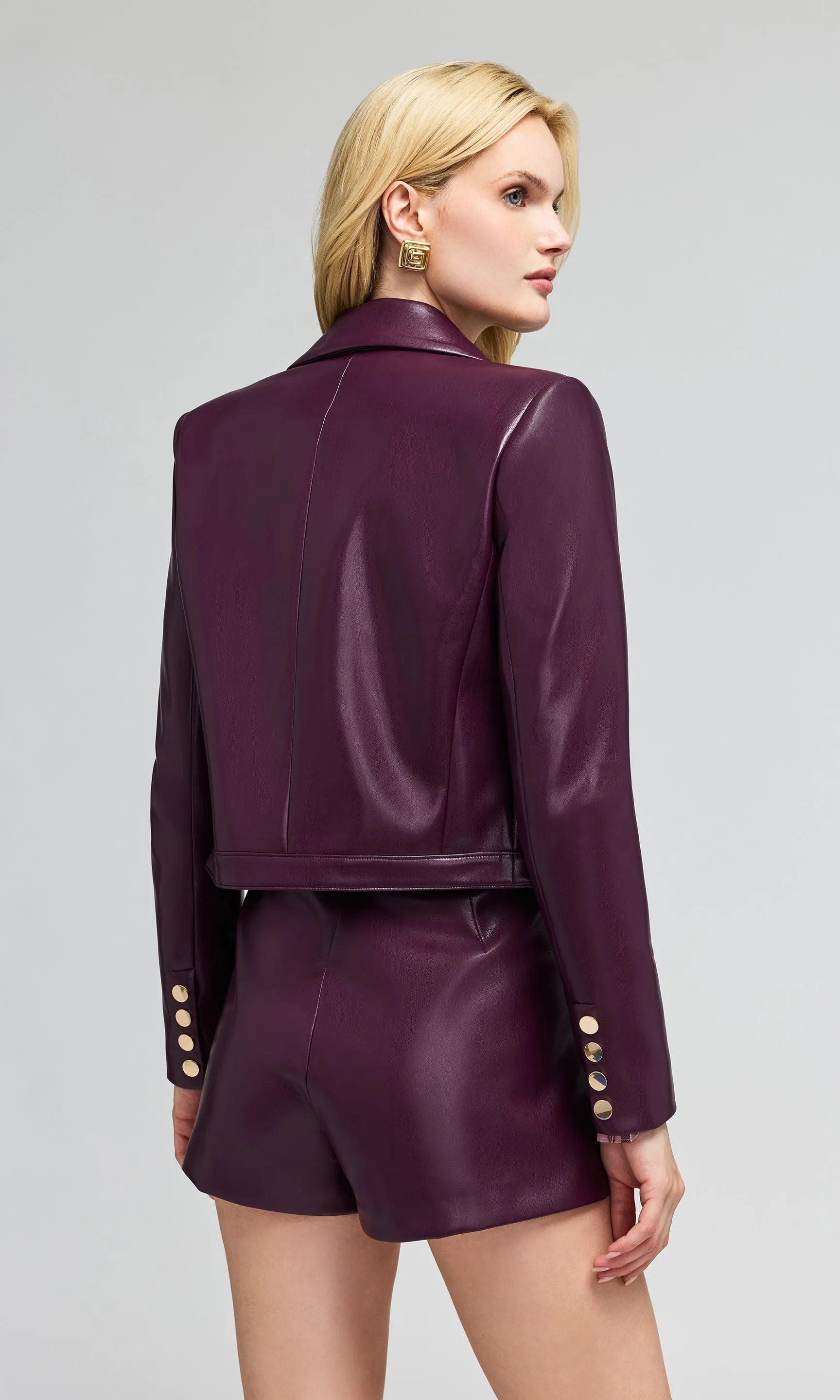 Lola Vegan Leather Jacket sold by Generation Love product image thumbnail 5