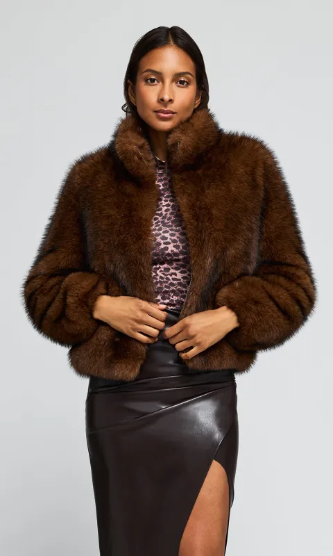 Jamie Faux Fur Jacket made by Generation Love