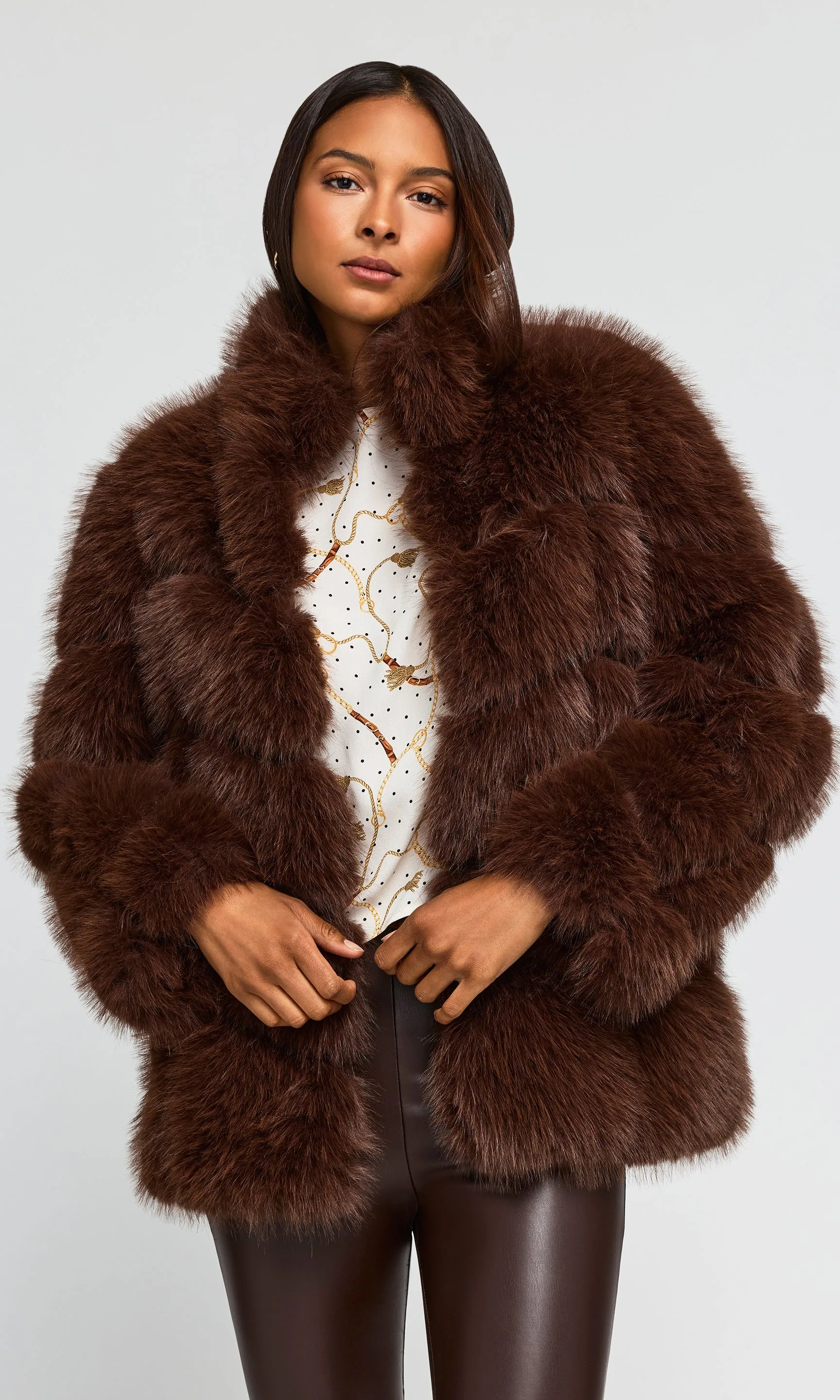 Louisa Faux Fur Jacket sold by Generation Love product image thumbnail 4